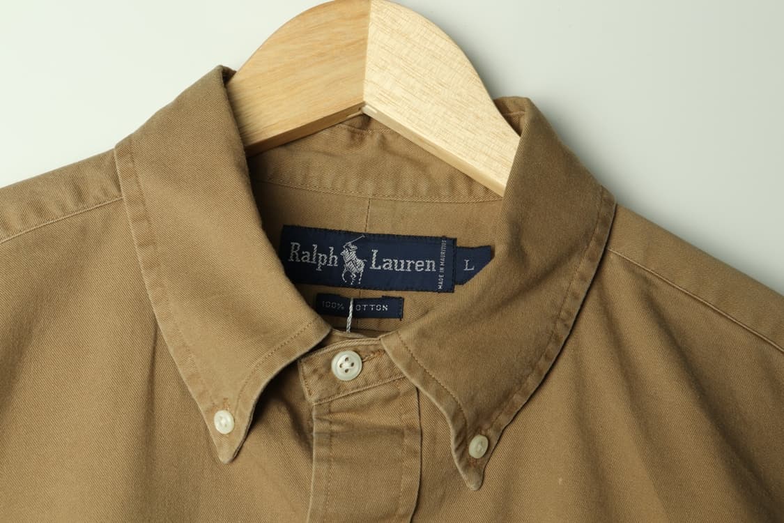 (L-3XL) 폴로 랄프로렌 셔츠 남방 USA 무지 된장-H31849 상품이미지6