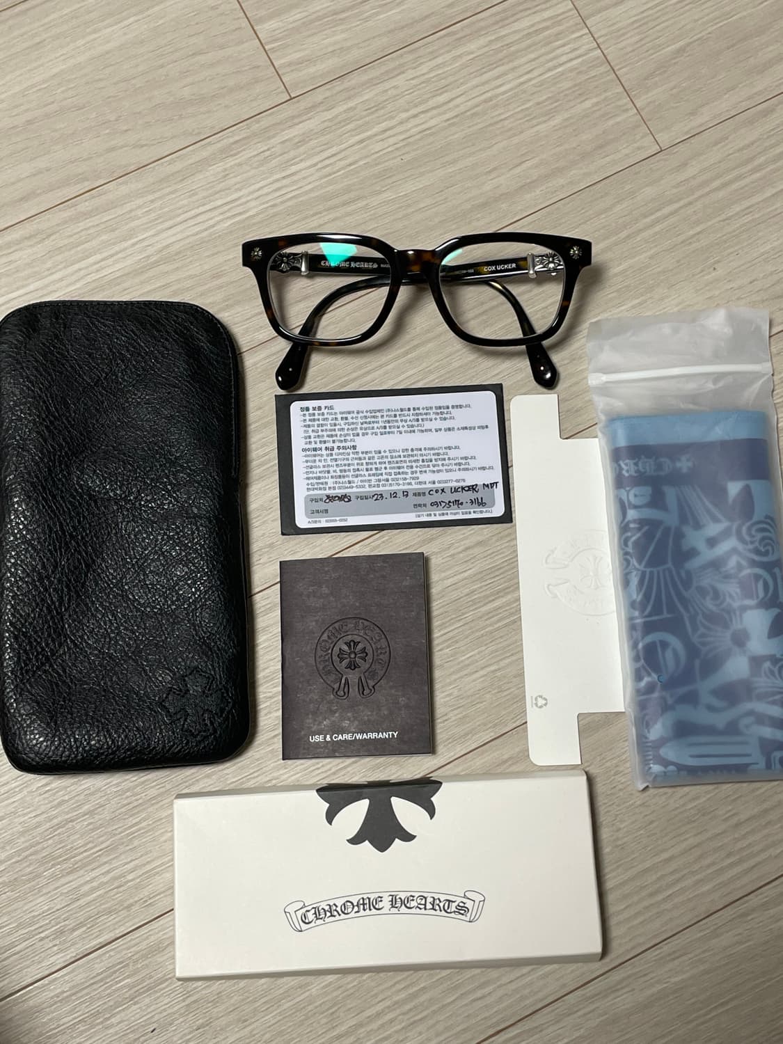 크롬하츠 안경 콕스어커 미드나잇 톨토이즈(MDT) 상품이미지2