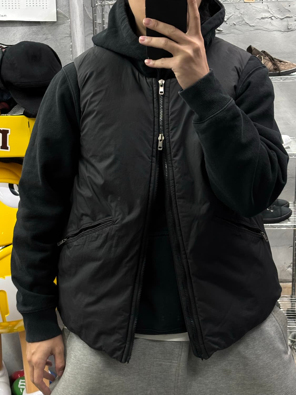 포터리 neat vest 패딩 조끼 상품이미지7