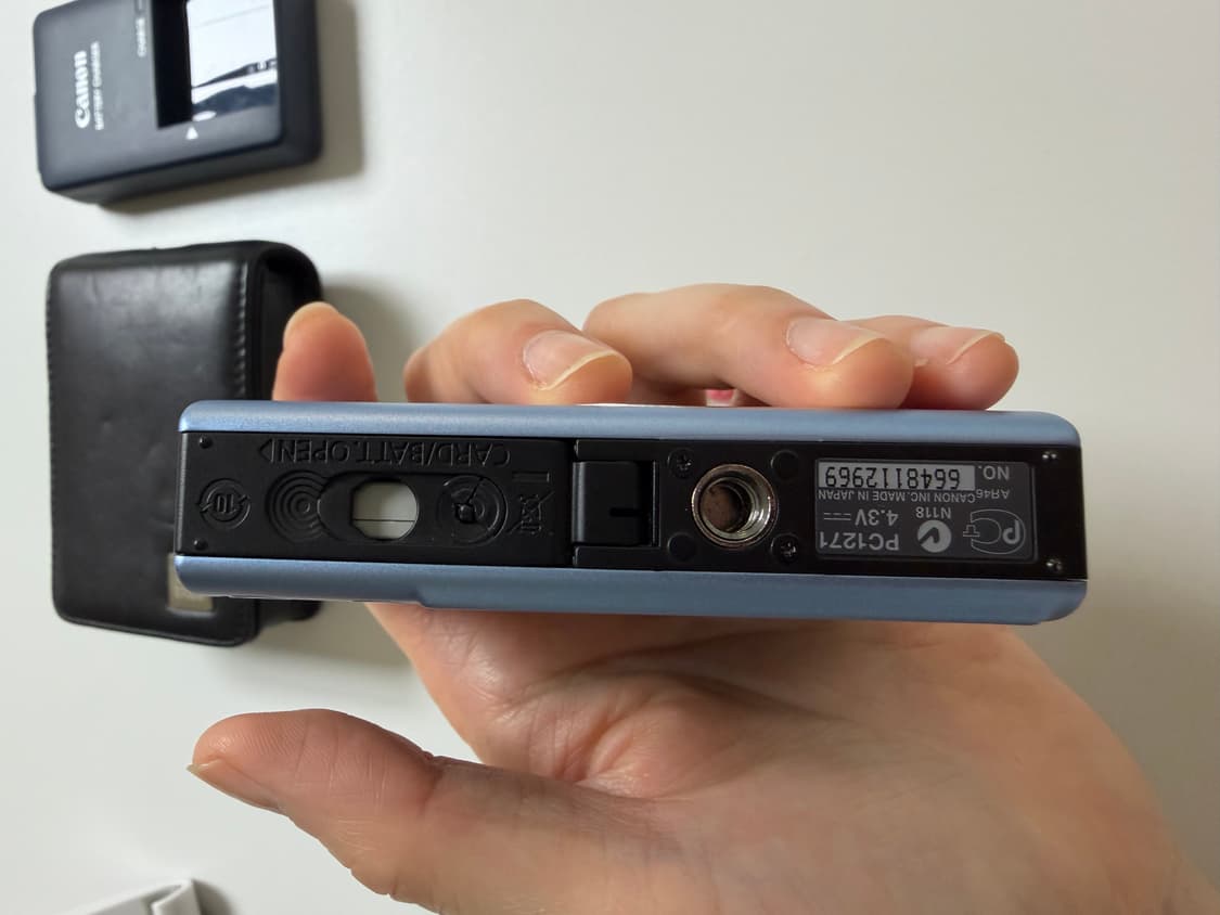 캐논 IXUS 80 is 블루 색상  상품이미지4