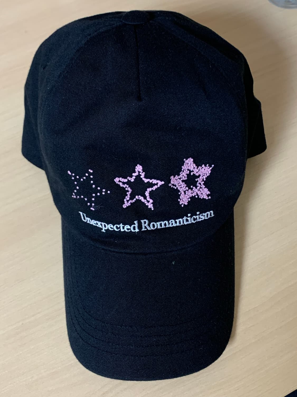 쓰리투에이티_ THREE STARS BALL CAP (BLACK) 상품이미지4