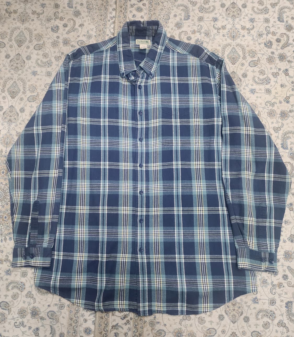 L.L.Bean 엘엘빈 플란넬 체크 셔츠 XL 상품이미지1