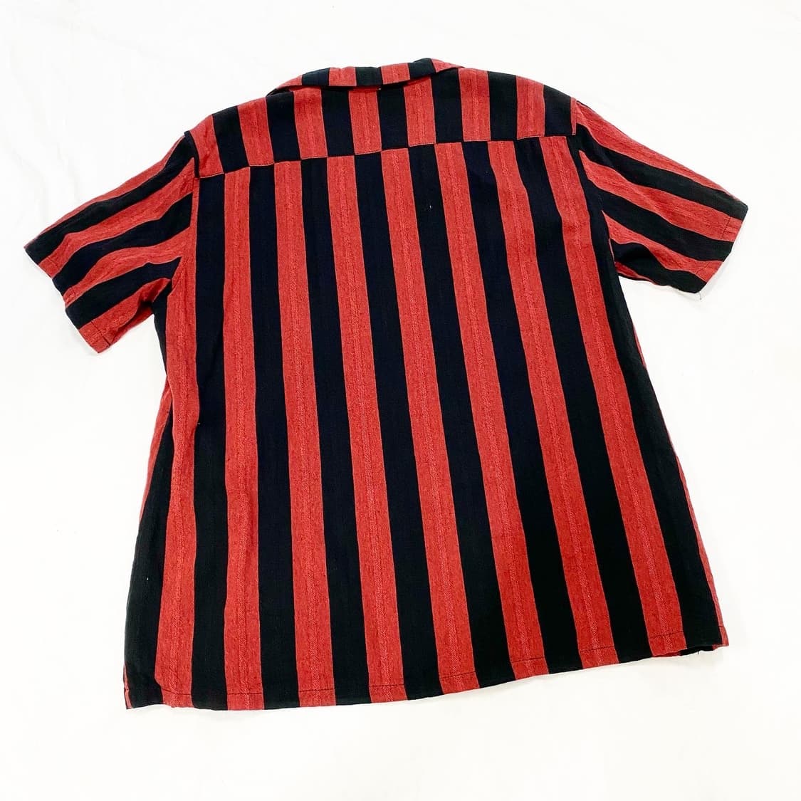 리넨 스트라이프 반팔 셔츠 상품이미지3