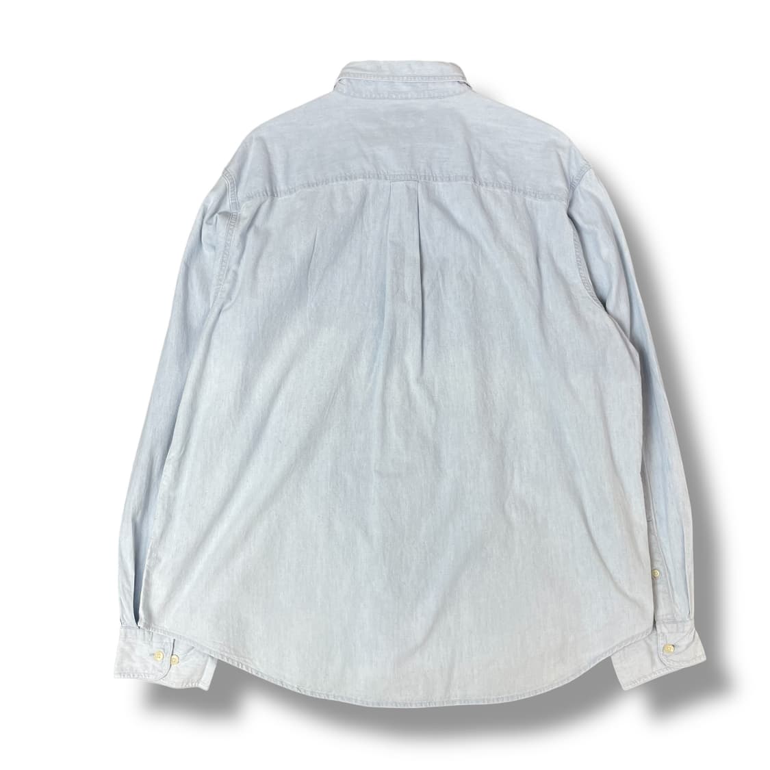 랜즈엔드 KENTEC 투포켓 연청색 옥스퍼드 셔츠 XL 상품이미지2
