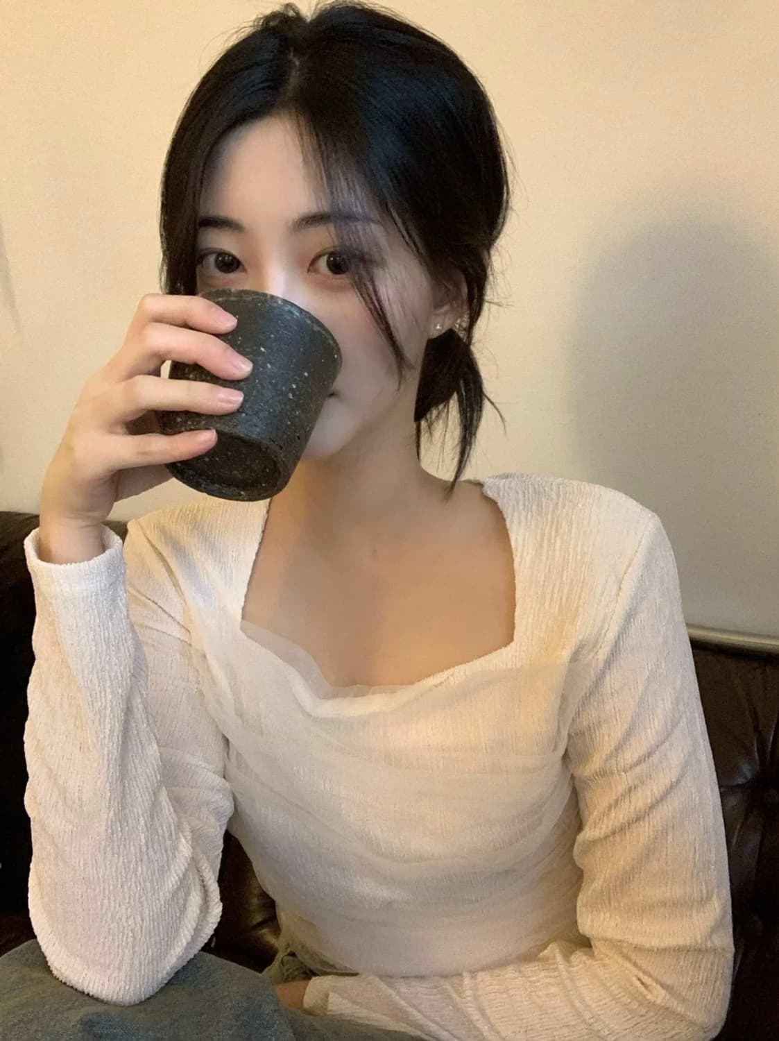 제니오 안느 스퀘어티 (아이보리) 상품이미지1