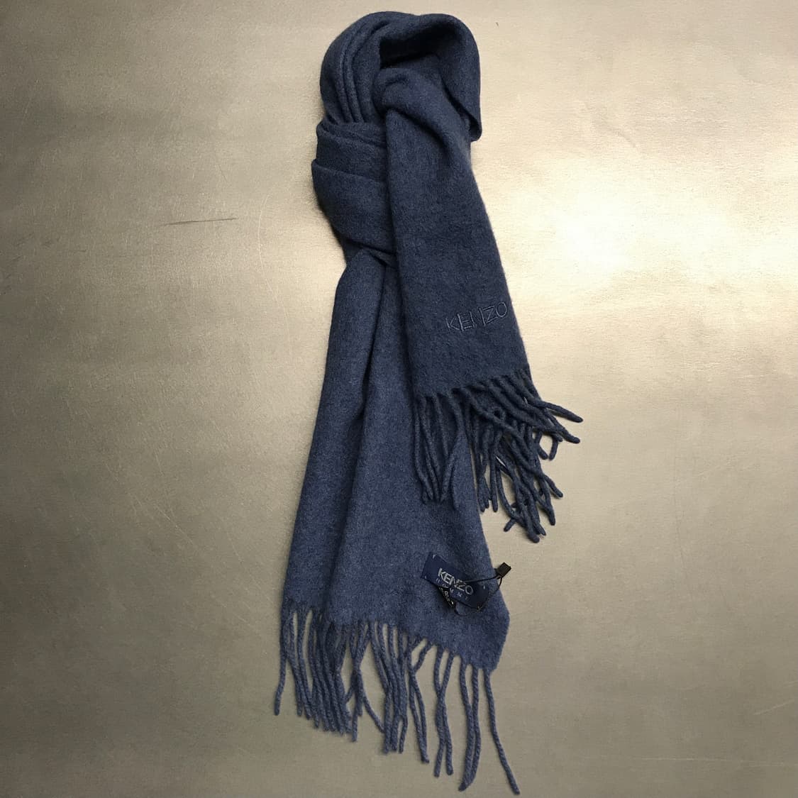 겐조 로고 블루 머플러 상품이미지1