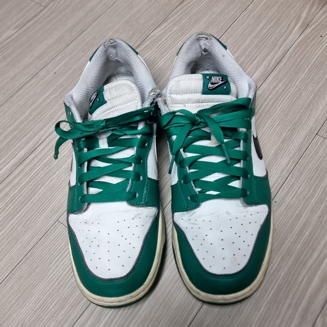 나이키 덩크 로우 잭팟 그린 화이트 커스텀(285) 상품이미지1