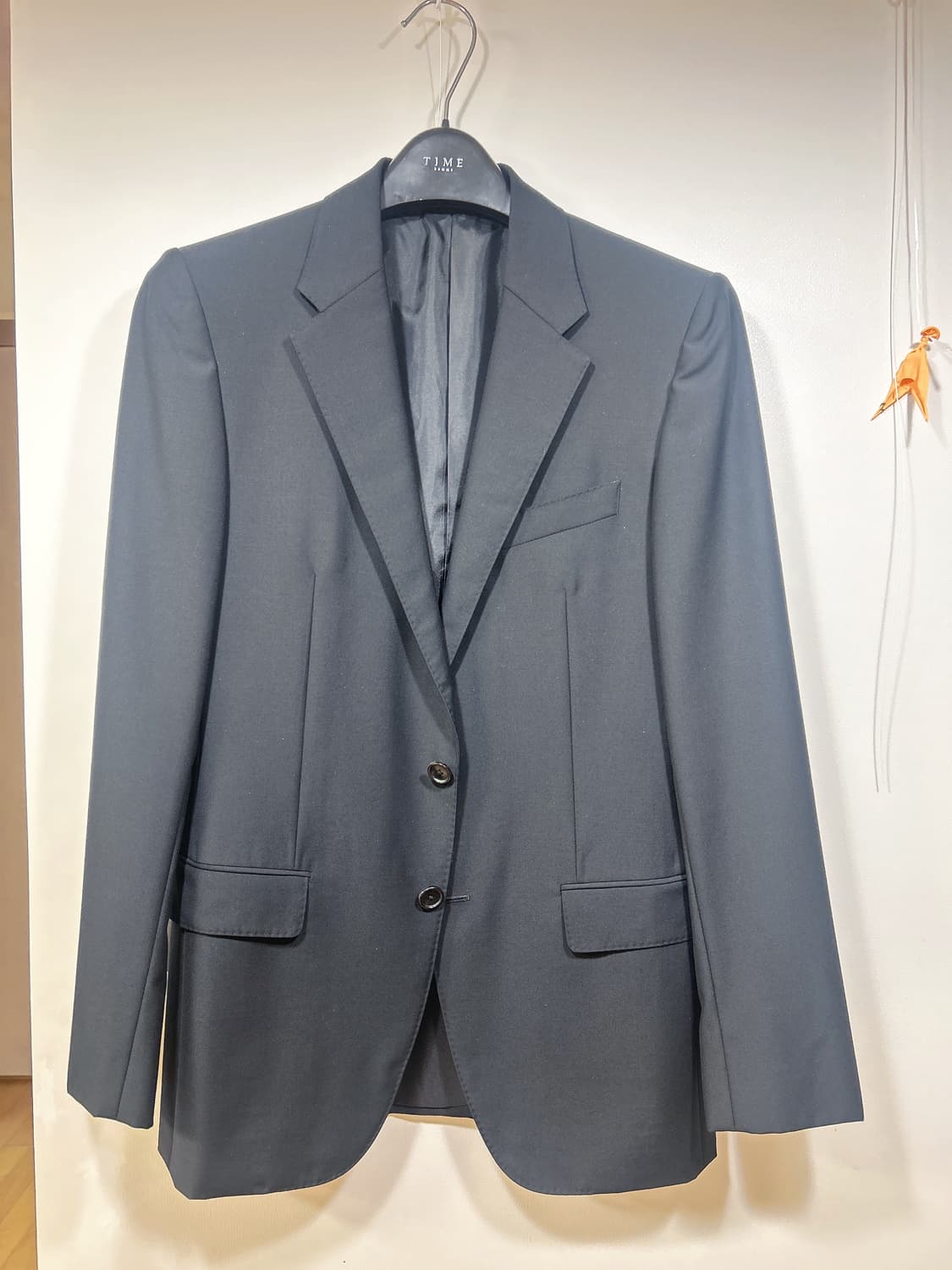 TIME HOMME 남성 블랙 블레이져 48 상품이미지1