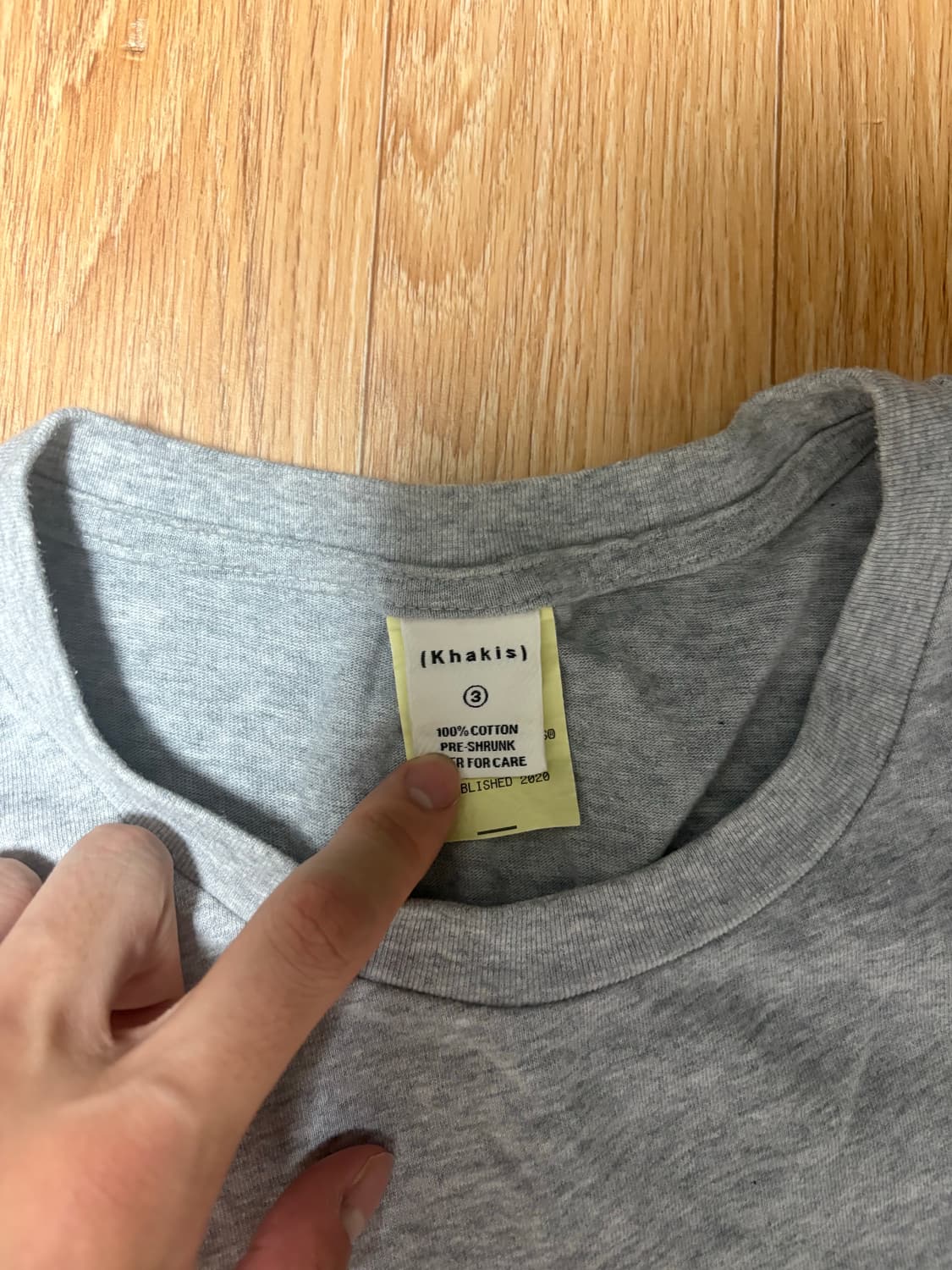 카키스 티셔츠 상품이미지2