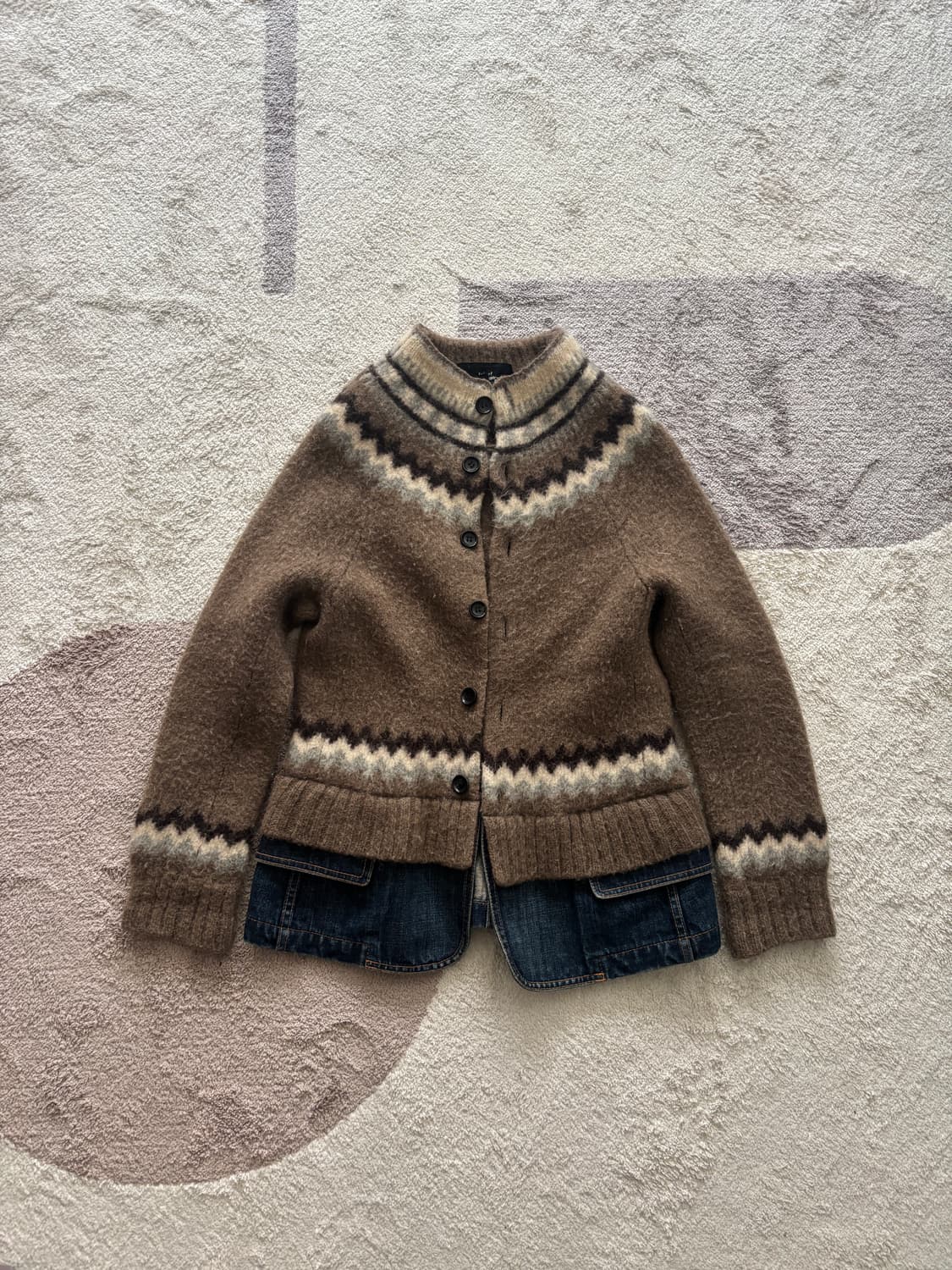 꼼데가르송 축융 데님 도킹 자켓 상품이미지1