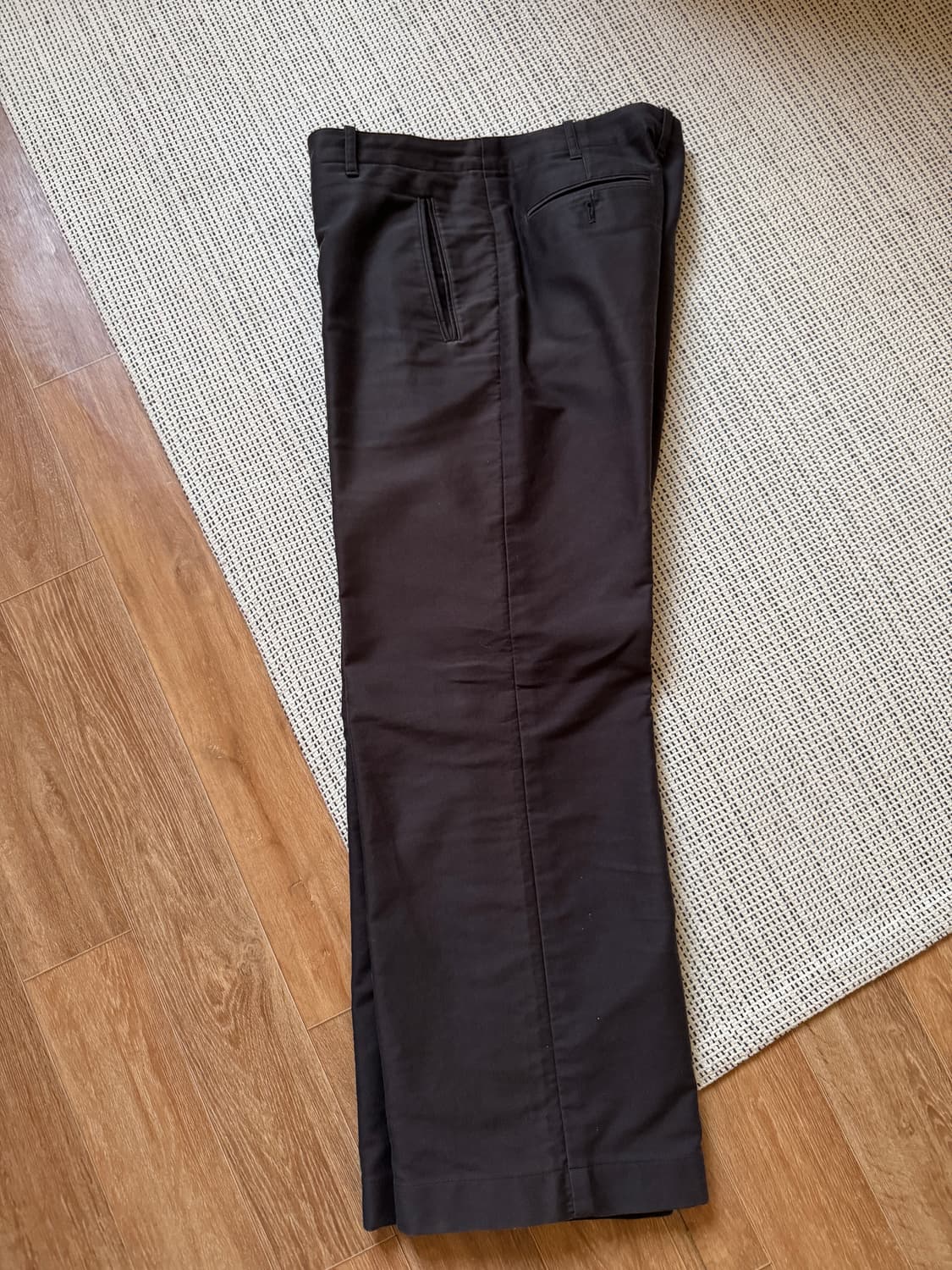 올드 마가렛호웰 블랙 몰스킨 팬츠 상품이미지4