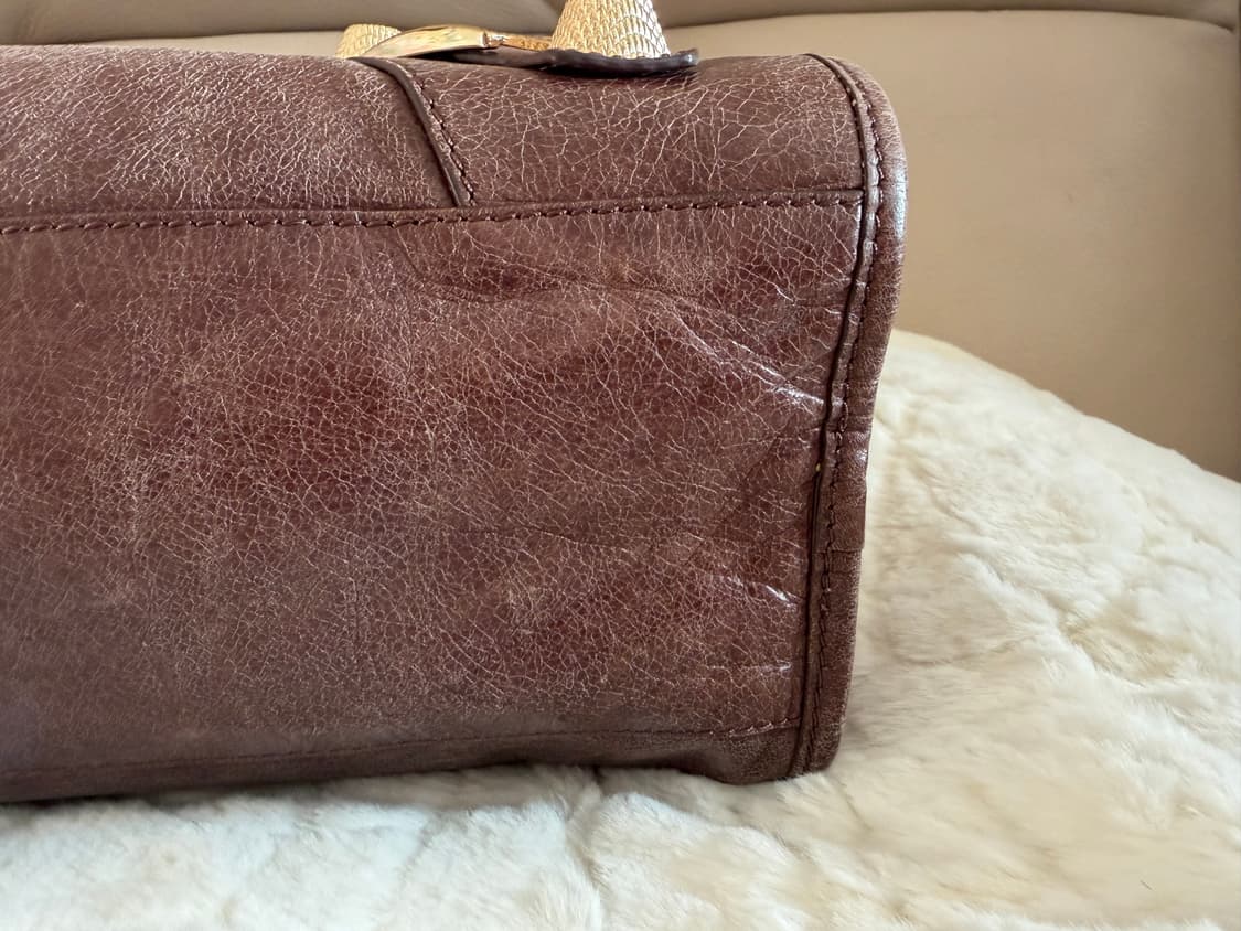 발렌시아가 모터백 브라운 상품이미지3