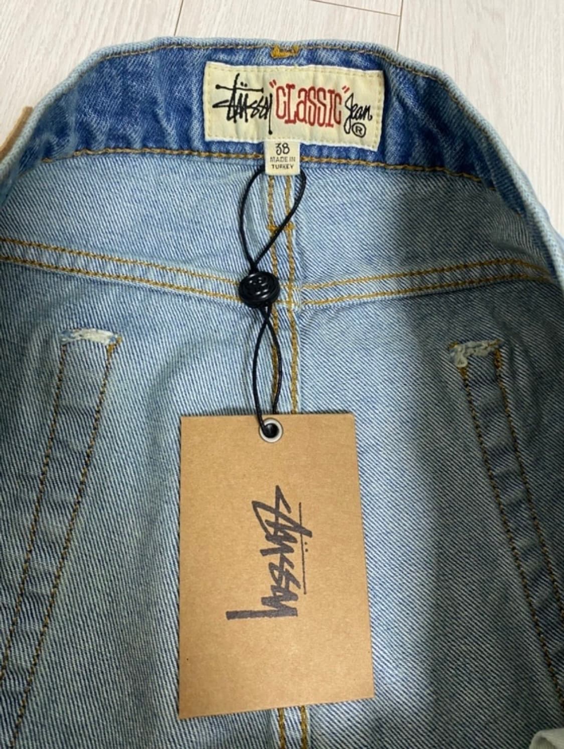 STUSSY CLASSIC JEAN DENIM WASHED BLUE 상품이미지5