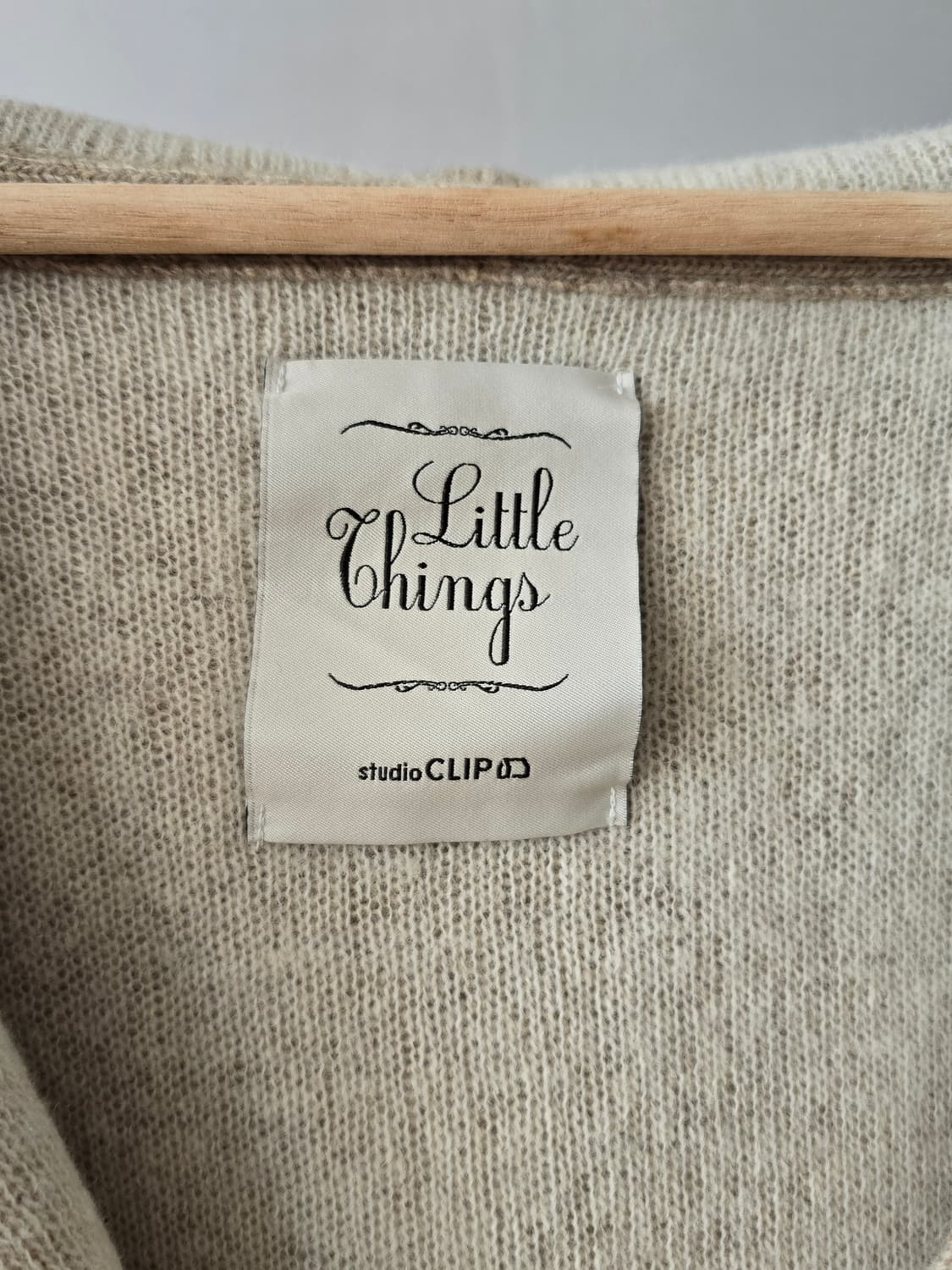 Studio Clip 모리걸 베이지 후디 가디건 상품이미지2