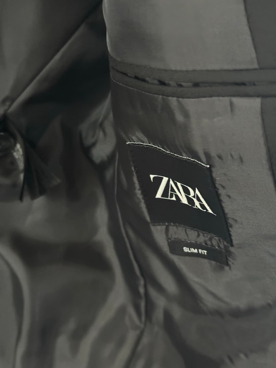 자라 올블랙 수트 세트 M 상품이미지3