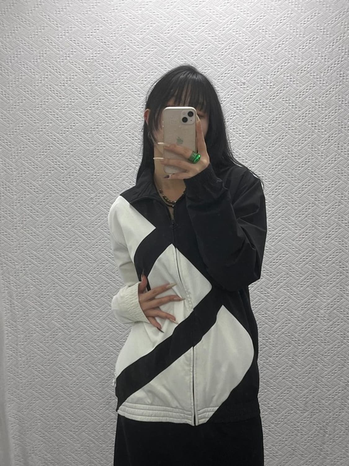 아디다스 빅삼각로고 스트릿 이큅먼트 바람막이 자켓 100 C08440 상품이미지2