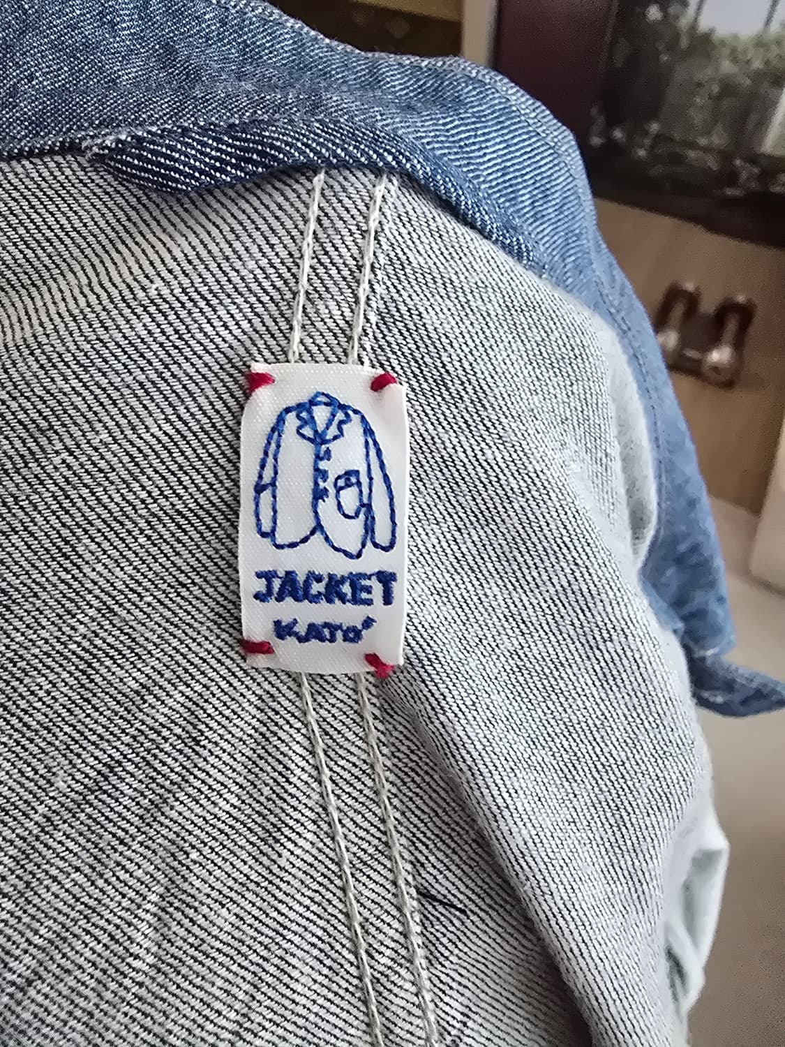 KATO 카토 데님코트 M사이즈입니다. 상품이미지5