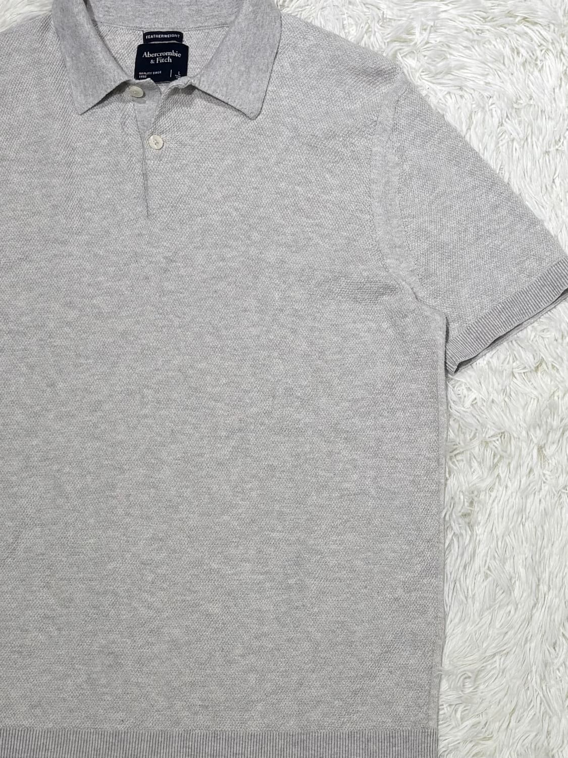아베크롬비 캐시미어 혼방 니트 반팔 상품이미지5