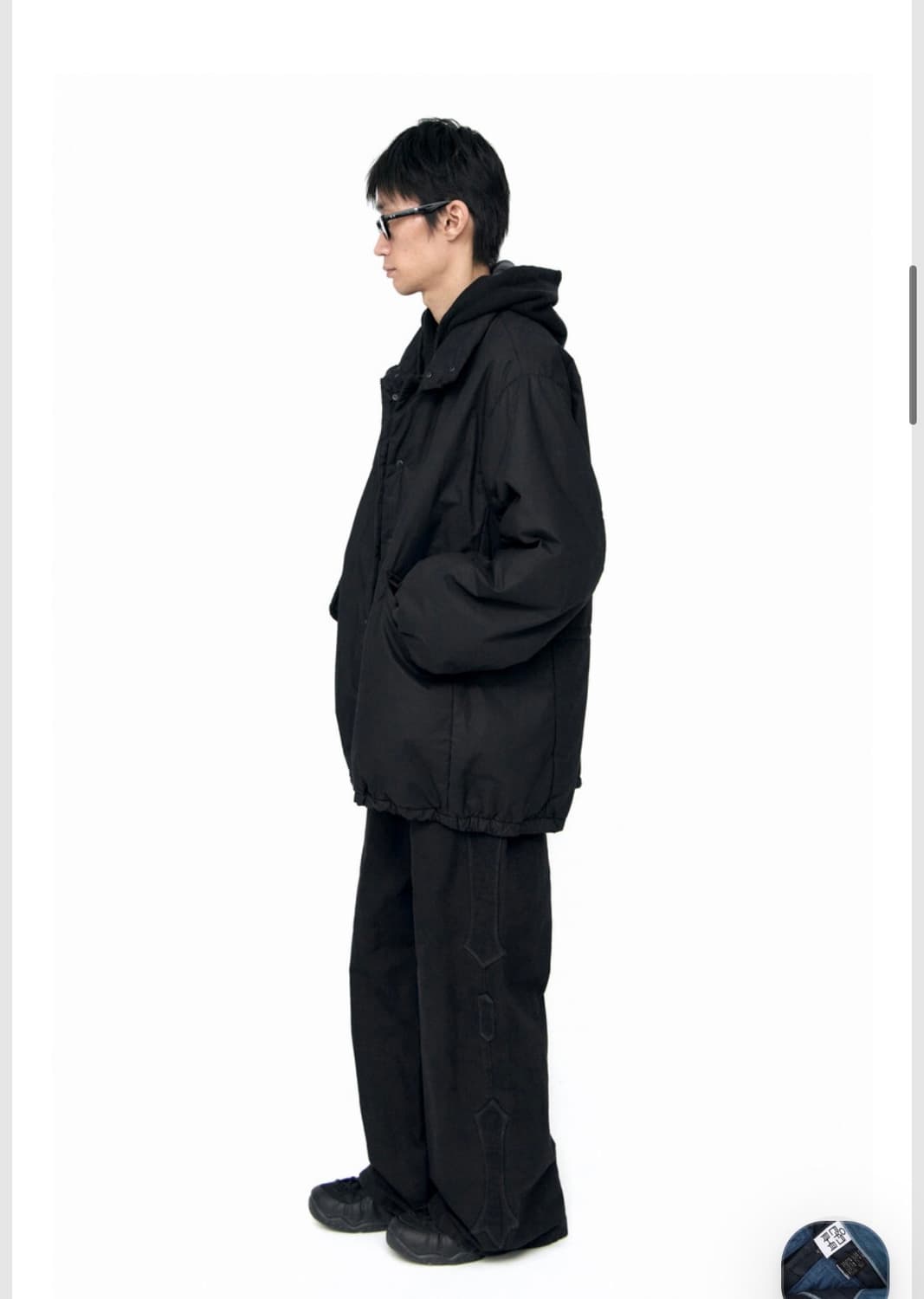 폴리테루 1011 fleur patched pants 상품이미지2