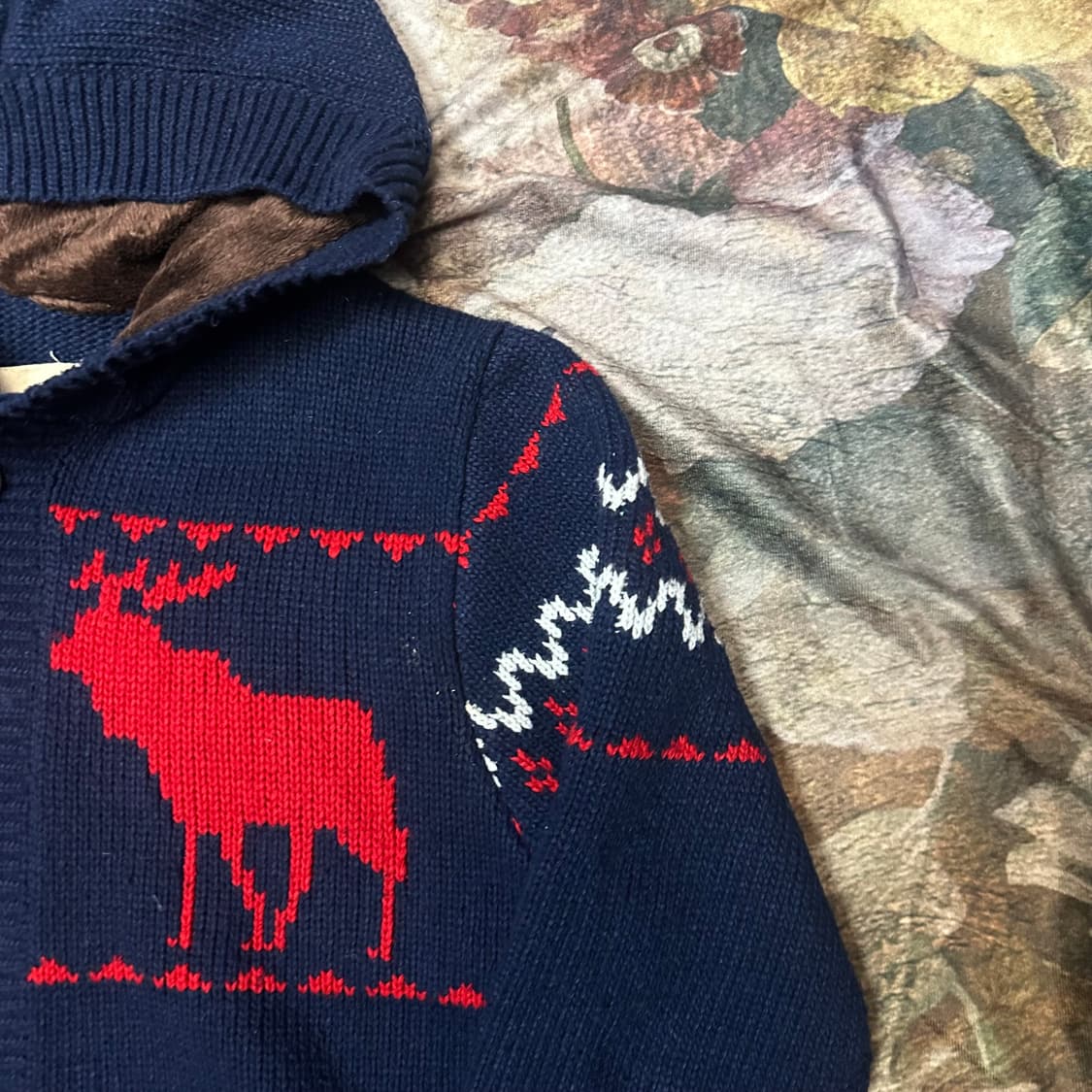 아베크롬비 빈티지 코위찬후드퍼자켓 L 상품이미지2