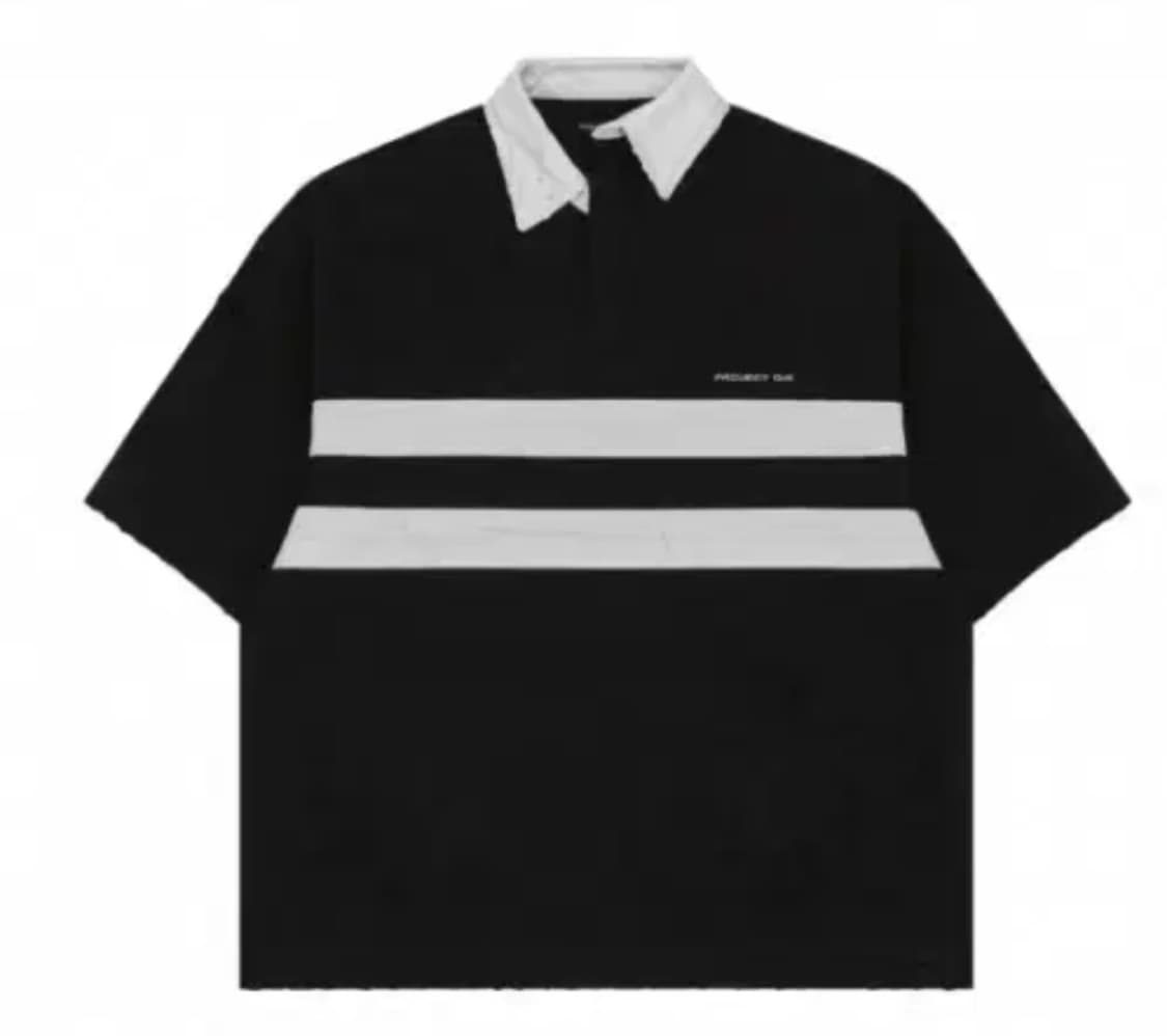 [2]프로젝트gr 폴로 셔츠 블랙 상품이미지1