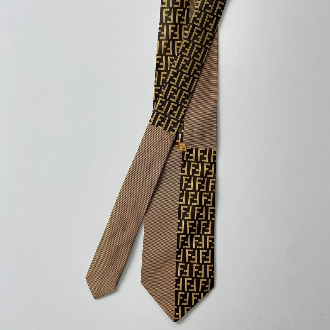 펜디 (FENDI) 모노그램 정품 명품 넥타이 상품이미지1