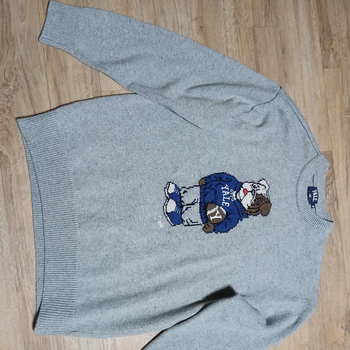 예일 YALE 시그니쳐 불독 니트 겁나 이쁨 강아지 개 상품이미지2