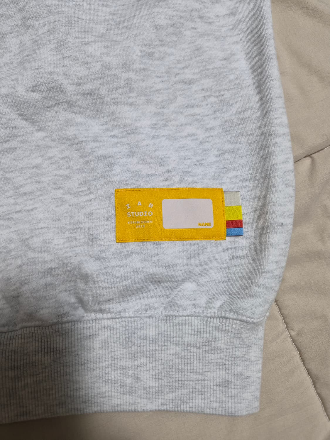 아이앱 스튜디오 후드 라이트 그레이 XL판매합니다 상품이미지3