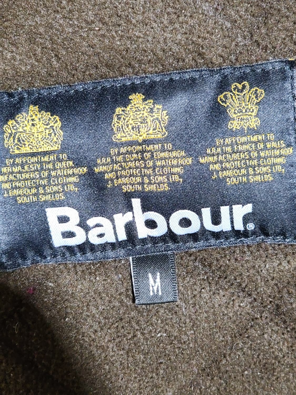 (L) 바버 퀼팅자켓 브라운 안감기모 누빔점퍼  상품이미지4