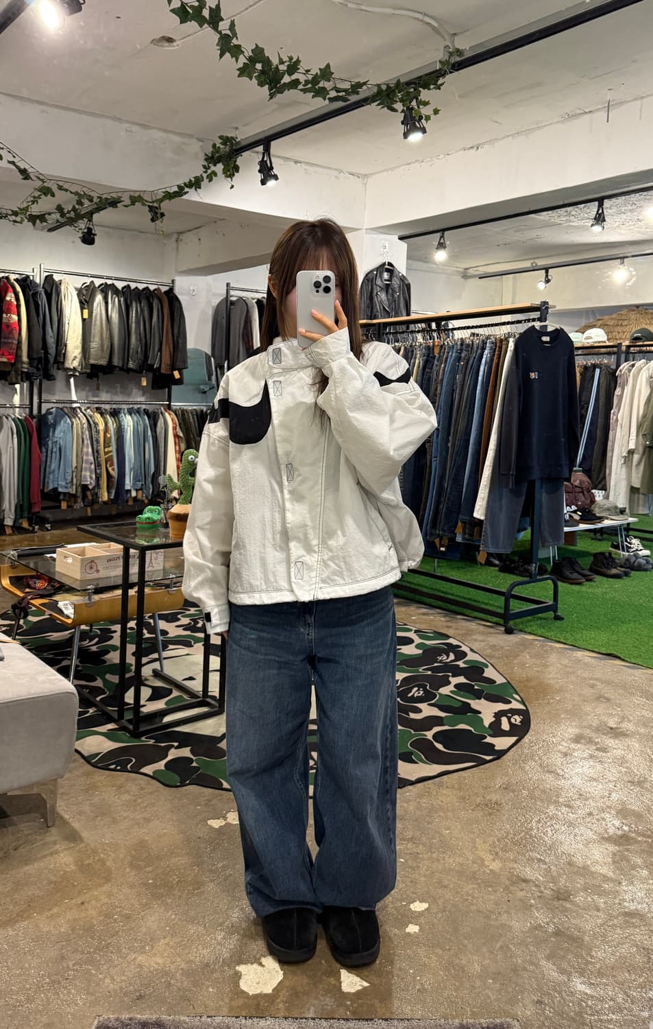 나이키 우먼스 스우시 리펠 우븐 자켓 상품이미지2