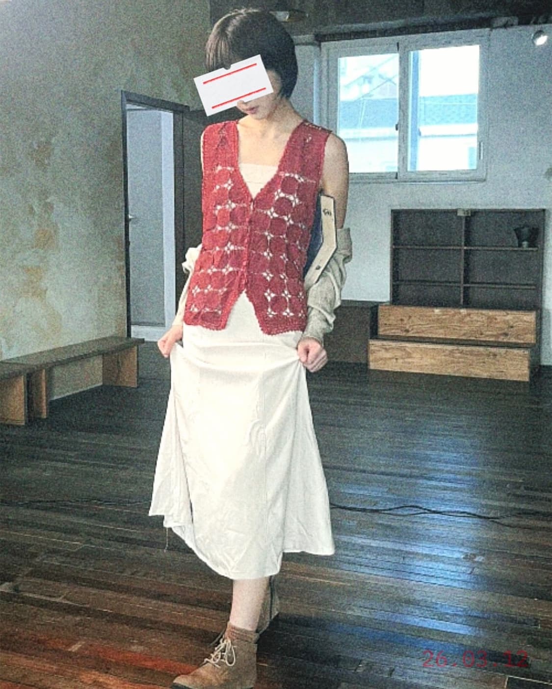 Vest+Dress set 상품이미지1