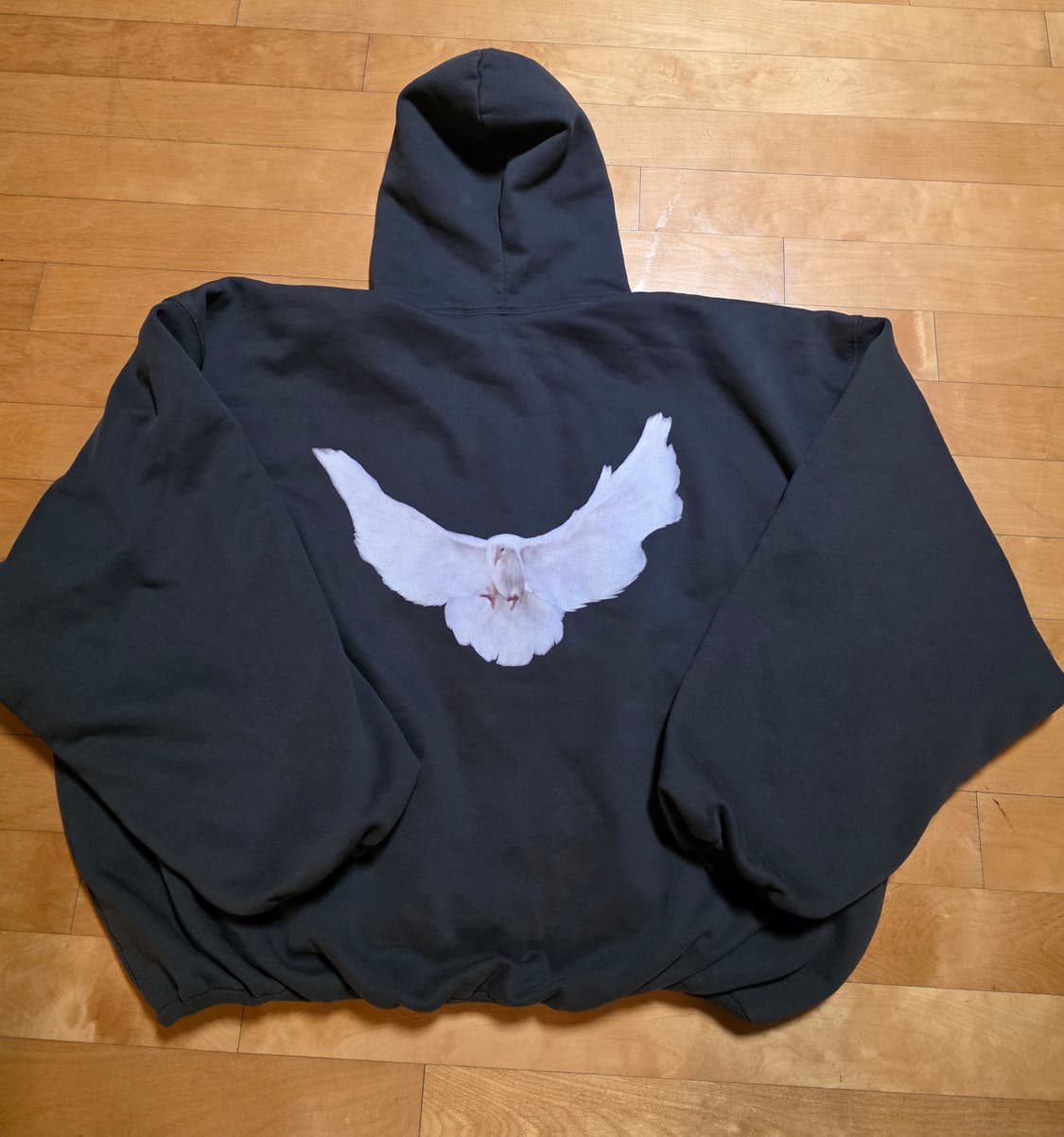 (실착0회보장) 이지 갭 엔지니어드 바이 발렌시아가 도브 후드 블랙 S 상품이미지1