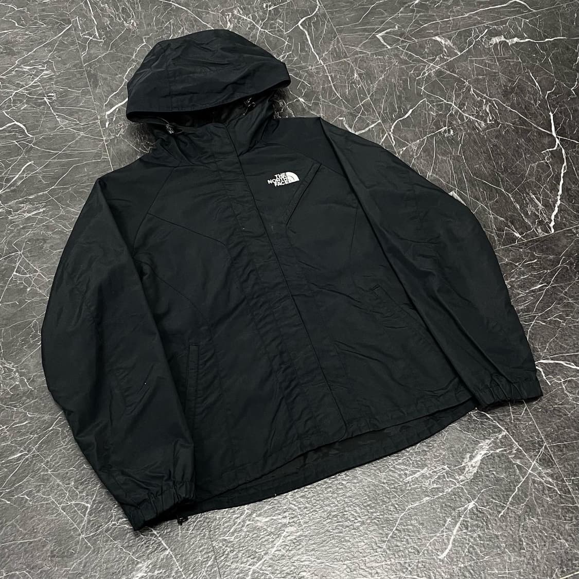 M 여성용 노스페이스 블랙 후드바람막이 상품이미지2