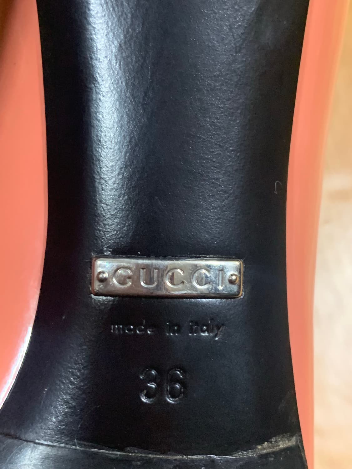 GUCCI 구찌 페이던트 오픈 토 플랫폼(36 사이즈) 상품이미지9