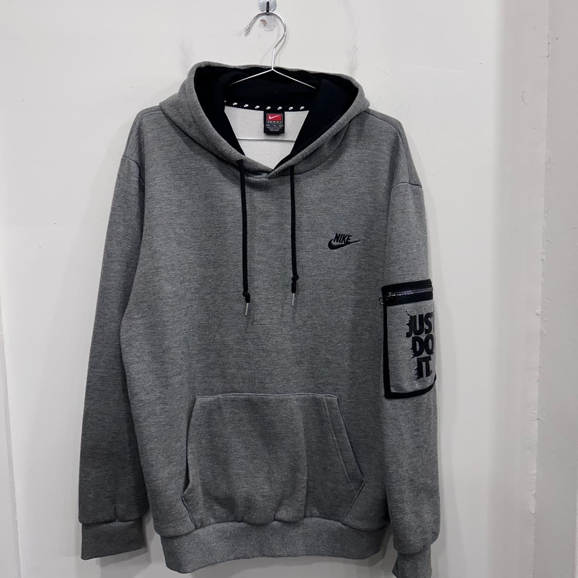 나이키 팀 스우시 슬리브포켓 오버핏 기모 후드티 상품이미지2