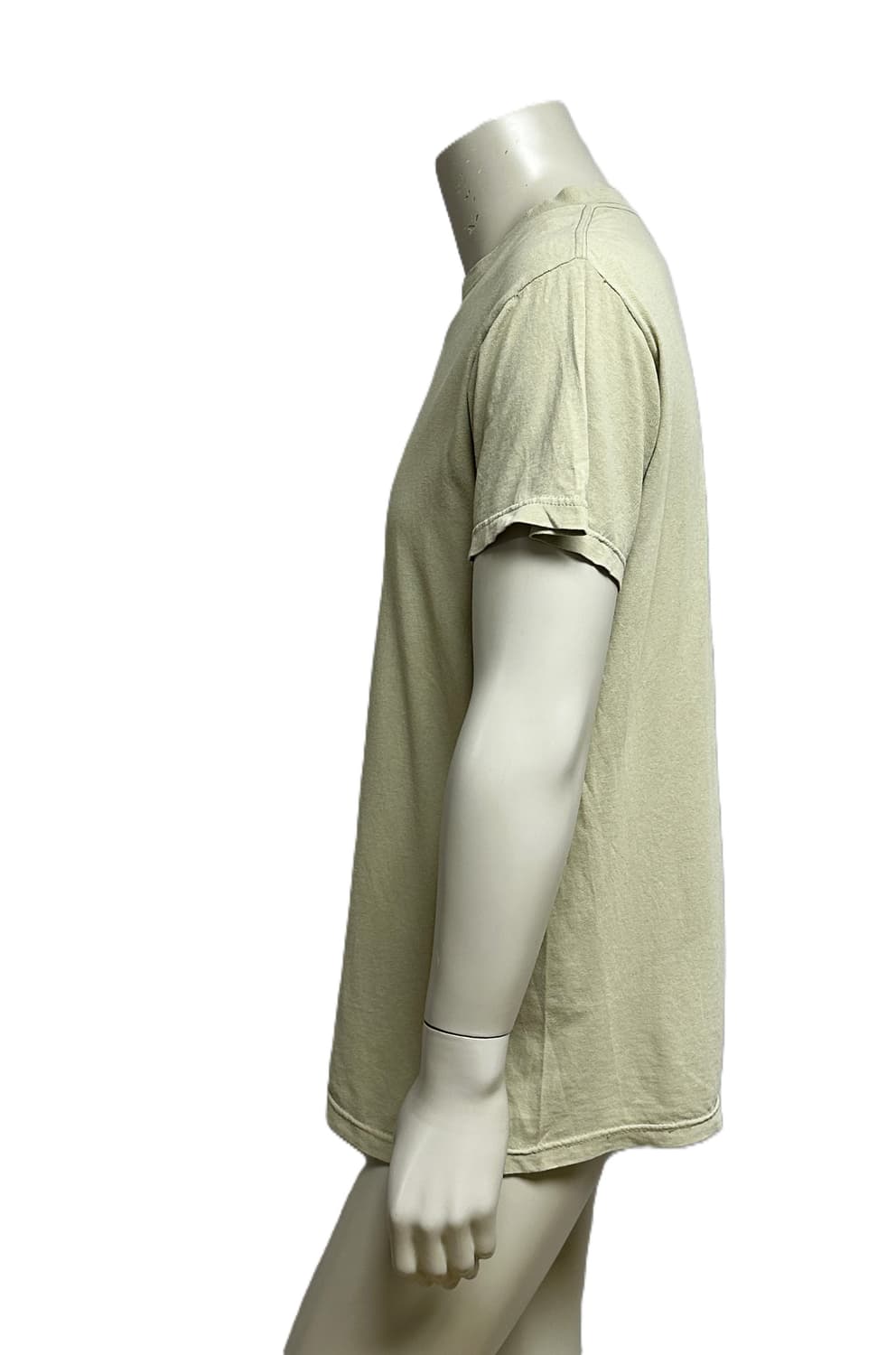 미군 카키색 구형 라운드 반팔 티셔츠 (L) (1) (만원샵) 상품이미지2