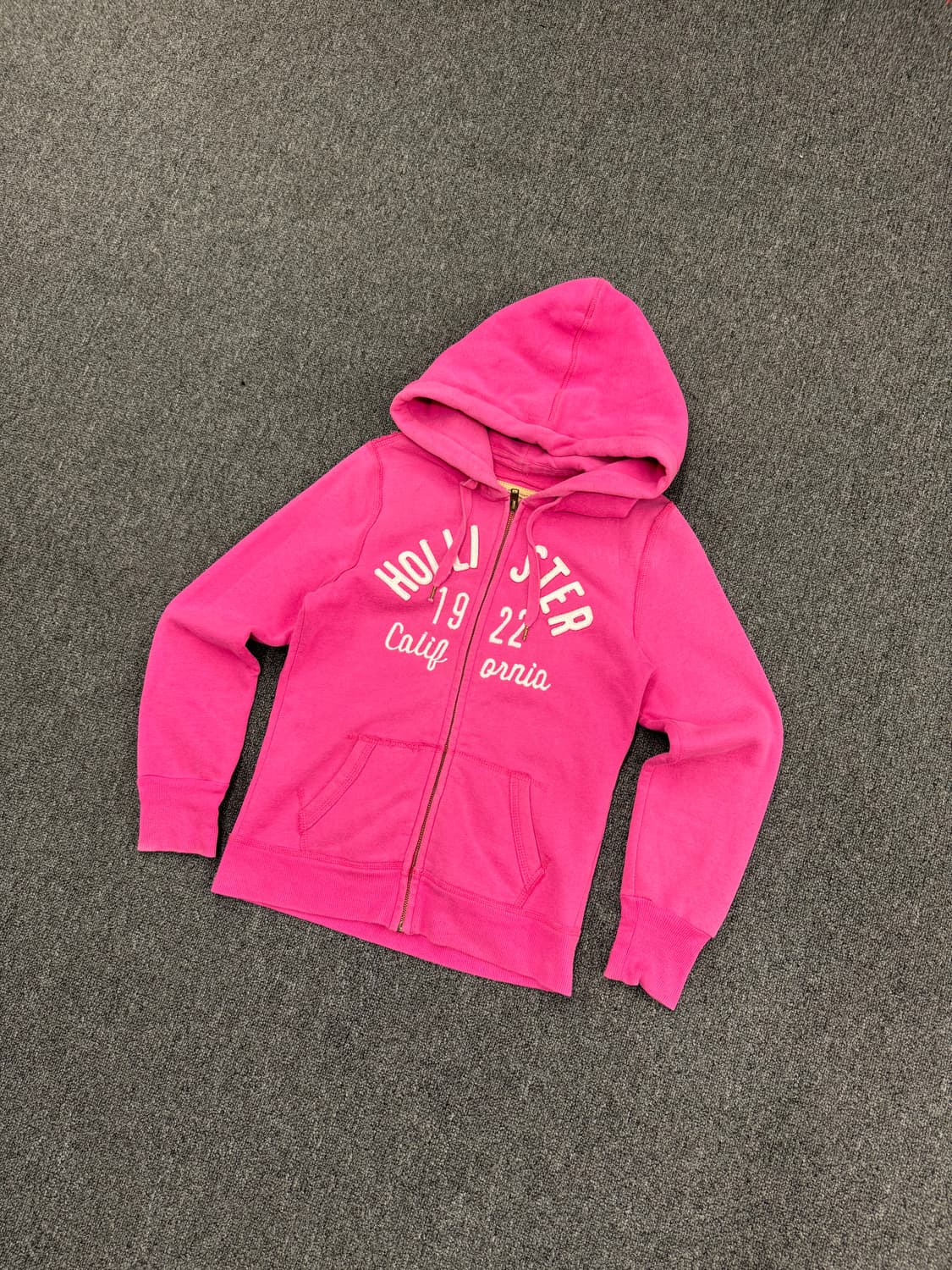 홀리스터 빈티지 y2k 여성 핑크 후드집업 상품이미지1
