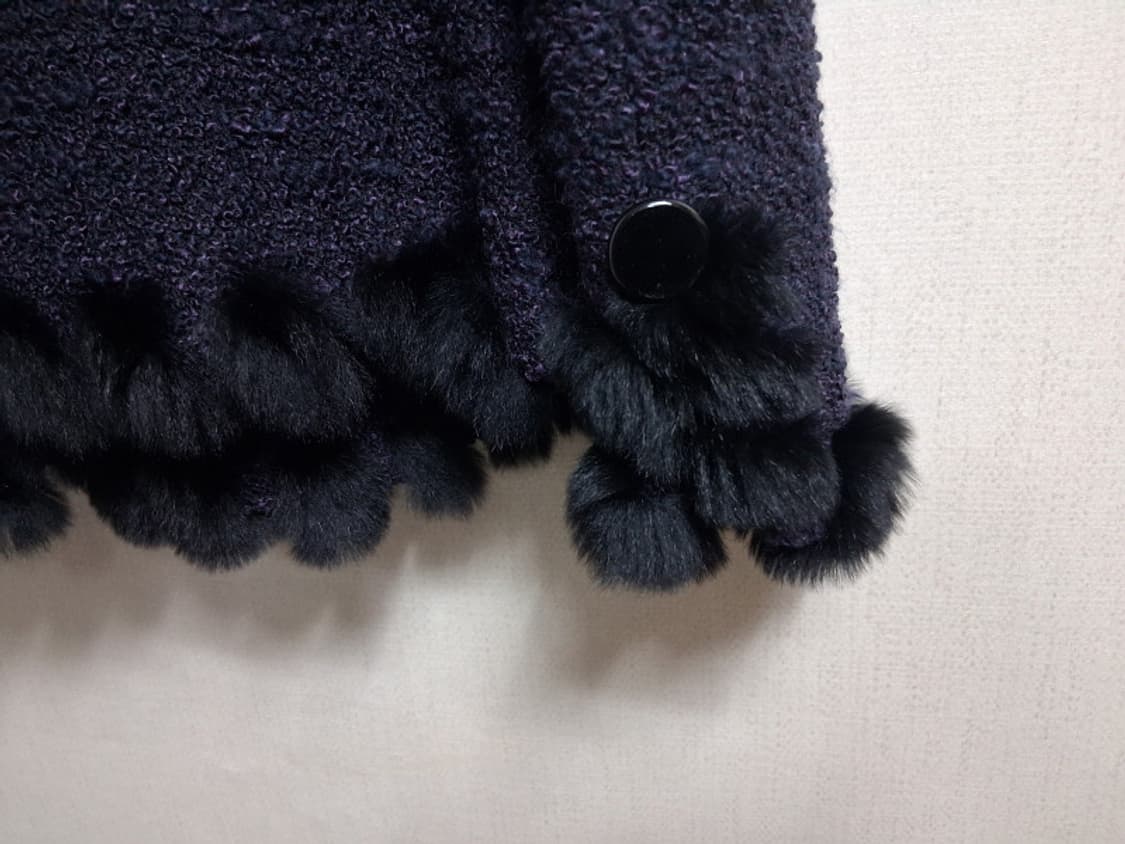 S T A C 일본구제 네이비 진보라 모직 숏쟈켓 여성 66 
원산지 일 상품이미지8