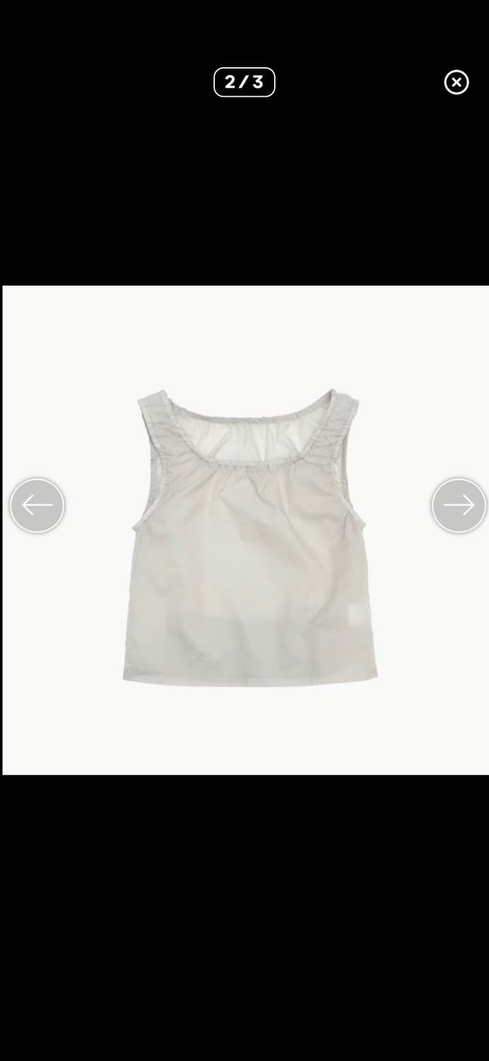 아모멘토 스트링 스퀘어 넥 탑 상품이미지2