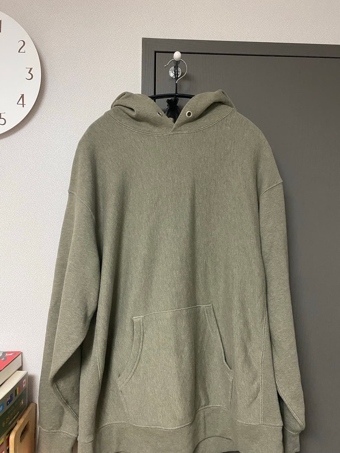 (M) 카키스 후드 세이지 그린 khakis hoodie 상품이미지1