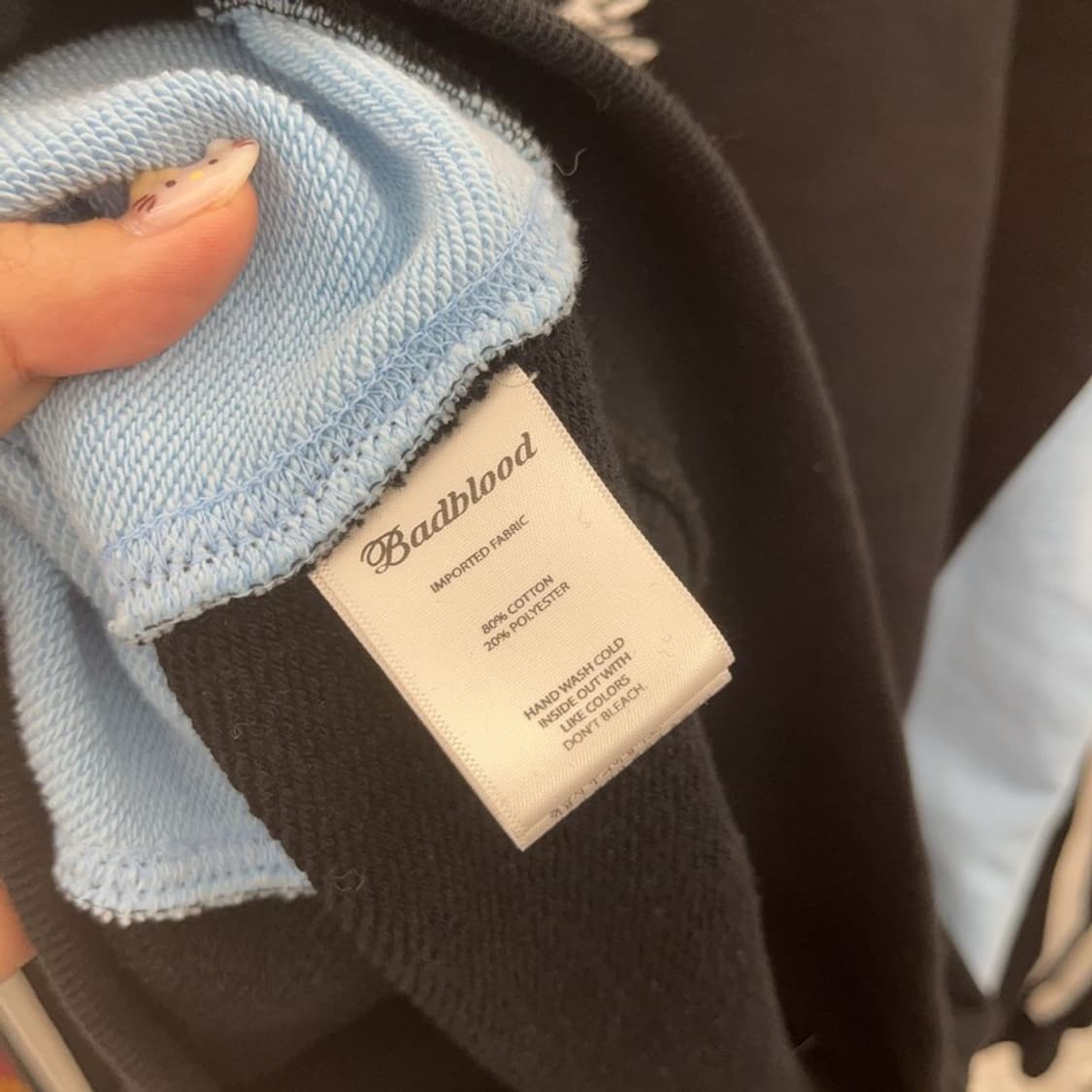 배드블러드 싸커 캠프 패널 블록코어 오버핏 맨투맨 105 C06258 상품이미지5