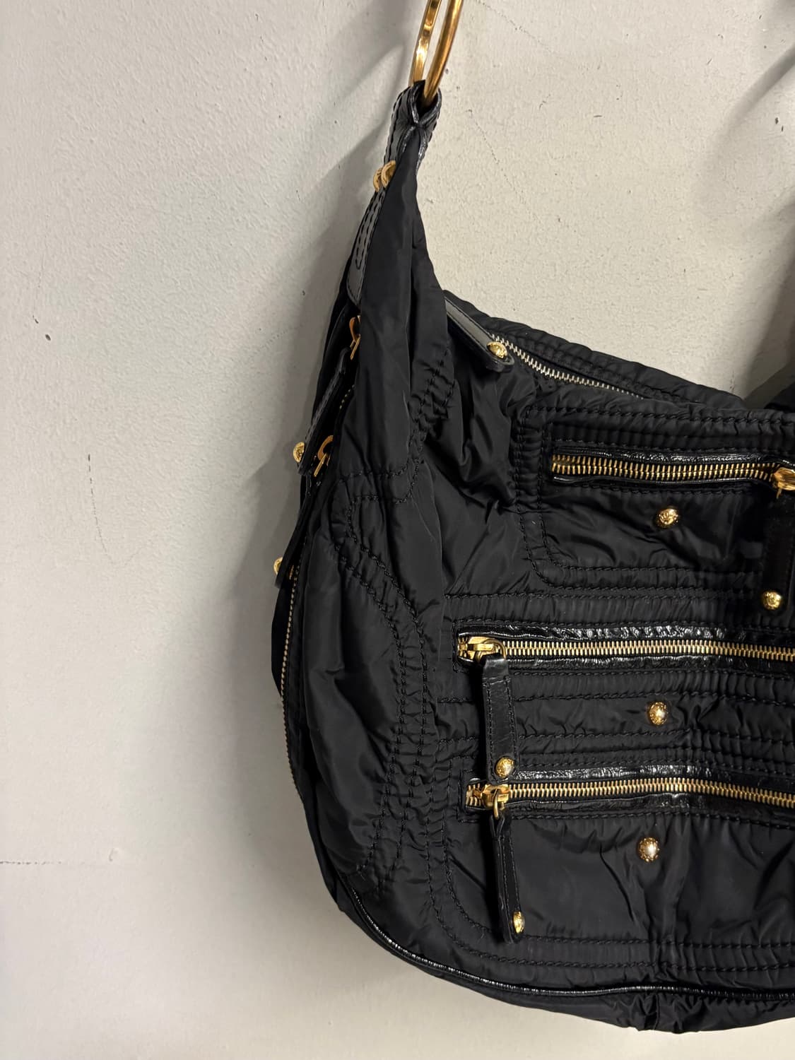 TOD‘S nylon & leather hobo bag  상품이미지3