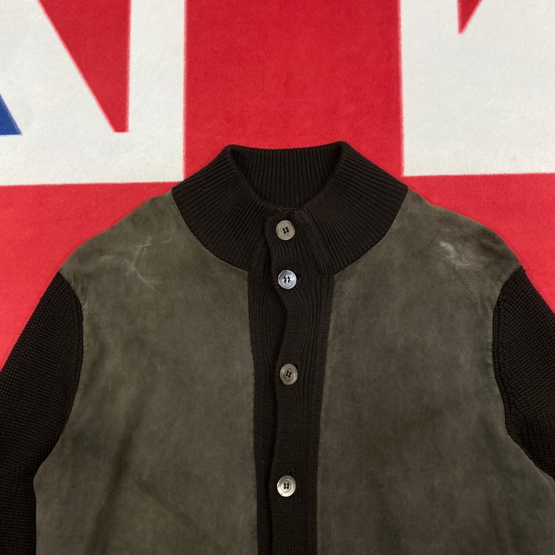 던힐 스웨이드 가디건 M  상품이미지3