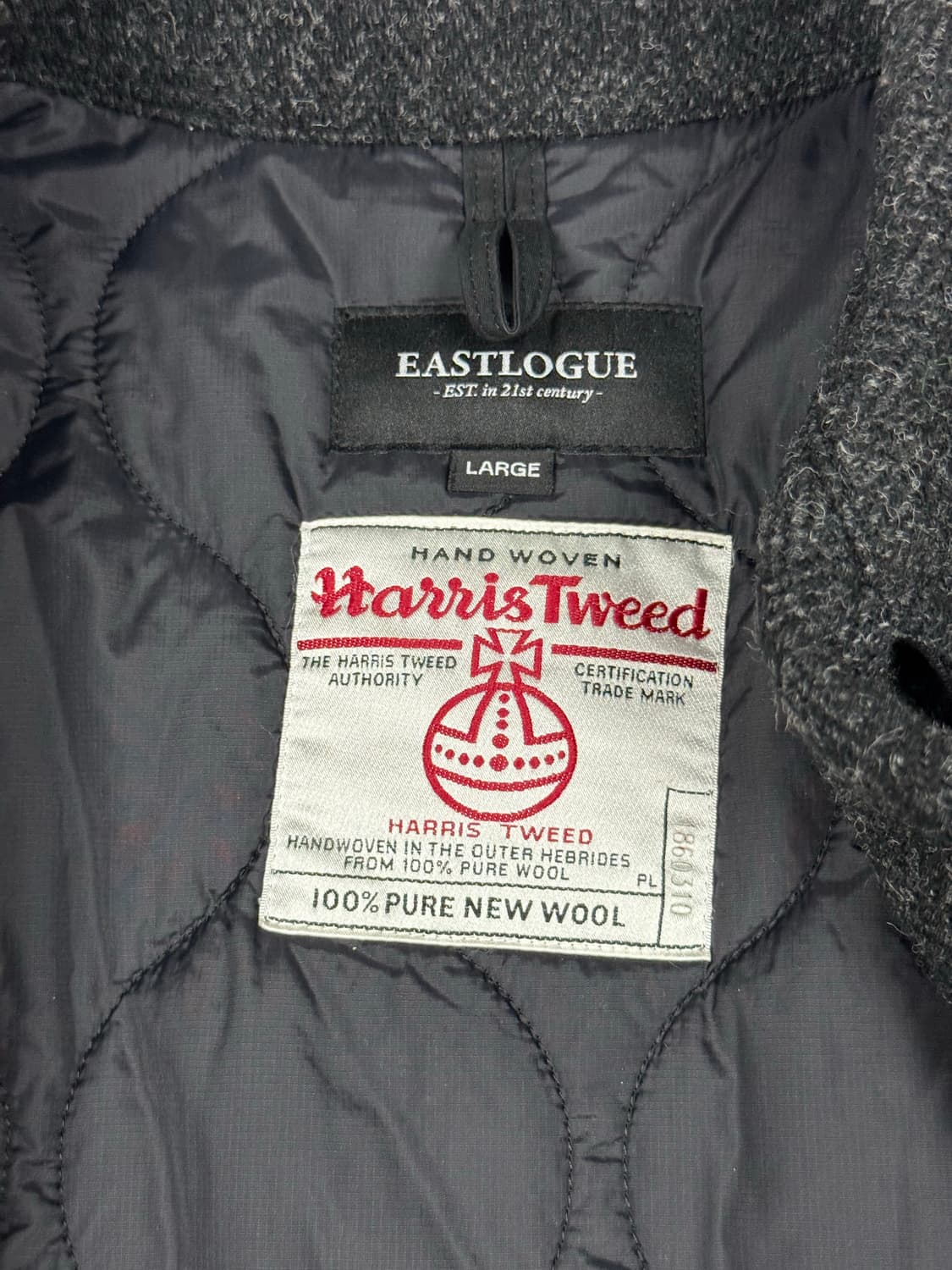 (105) 이스트로그 해리스트위드 오피서 코트 상품이미지8