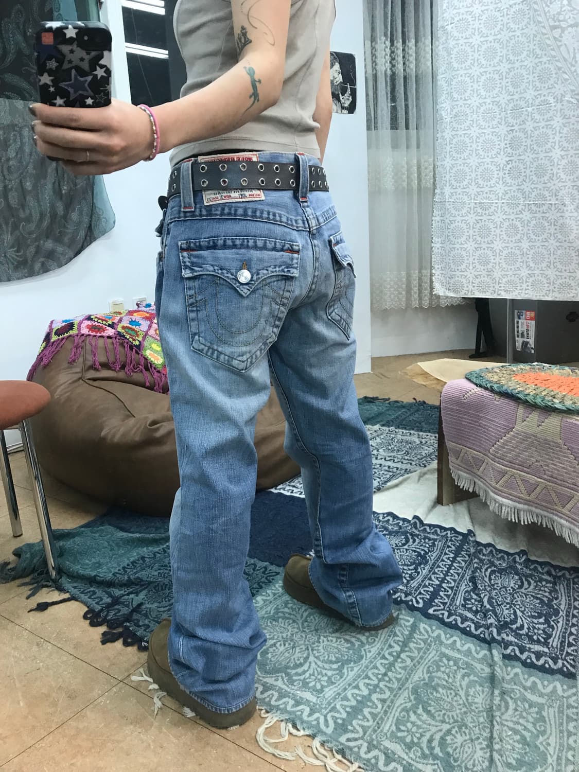 트루릴리젼 조이 연청 부츠컷 데님팬츠  상품이미지1