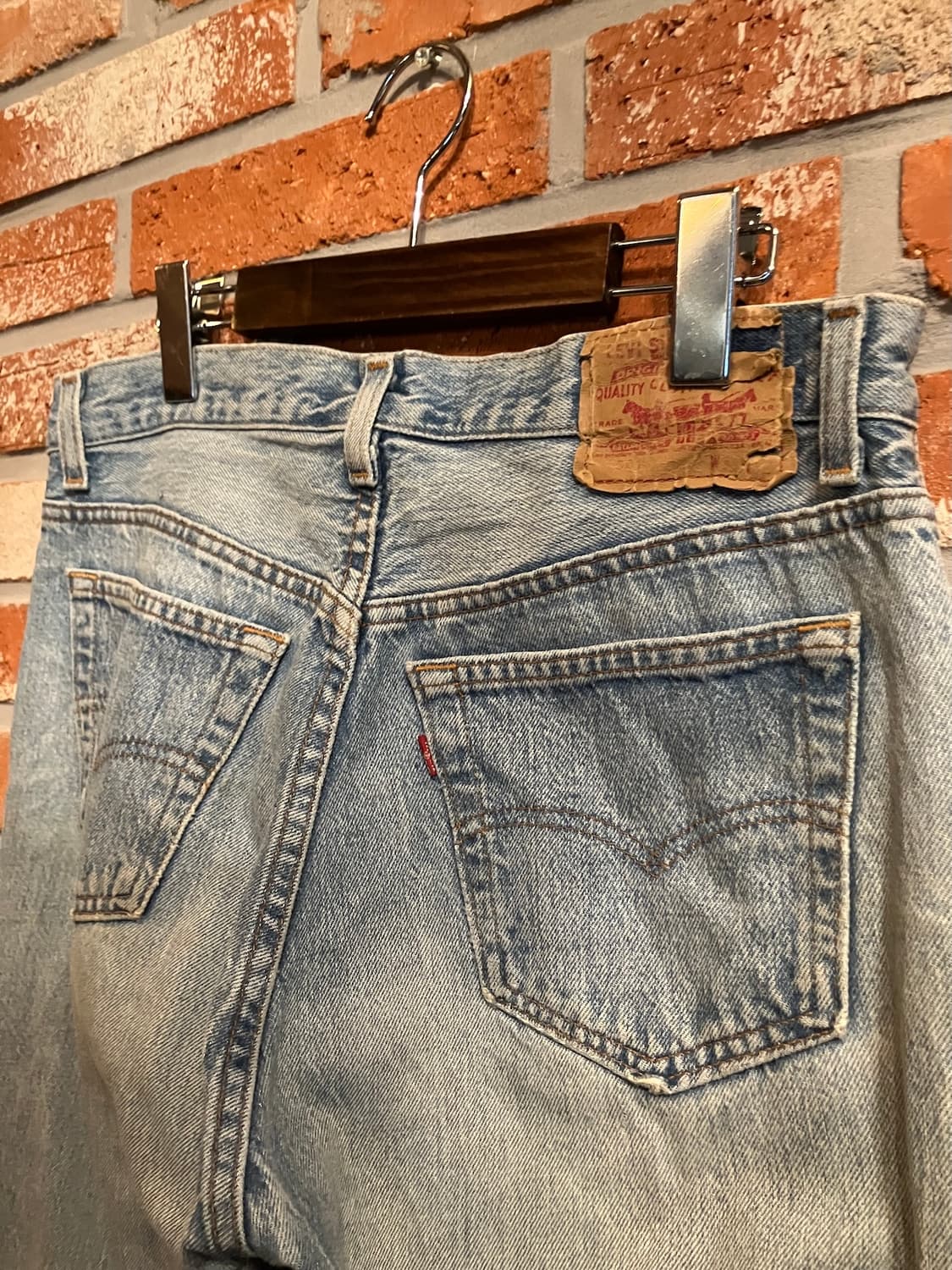 80s USA 빈티지 리바이스 501 데님 팬츠 상품이미지6