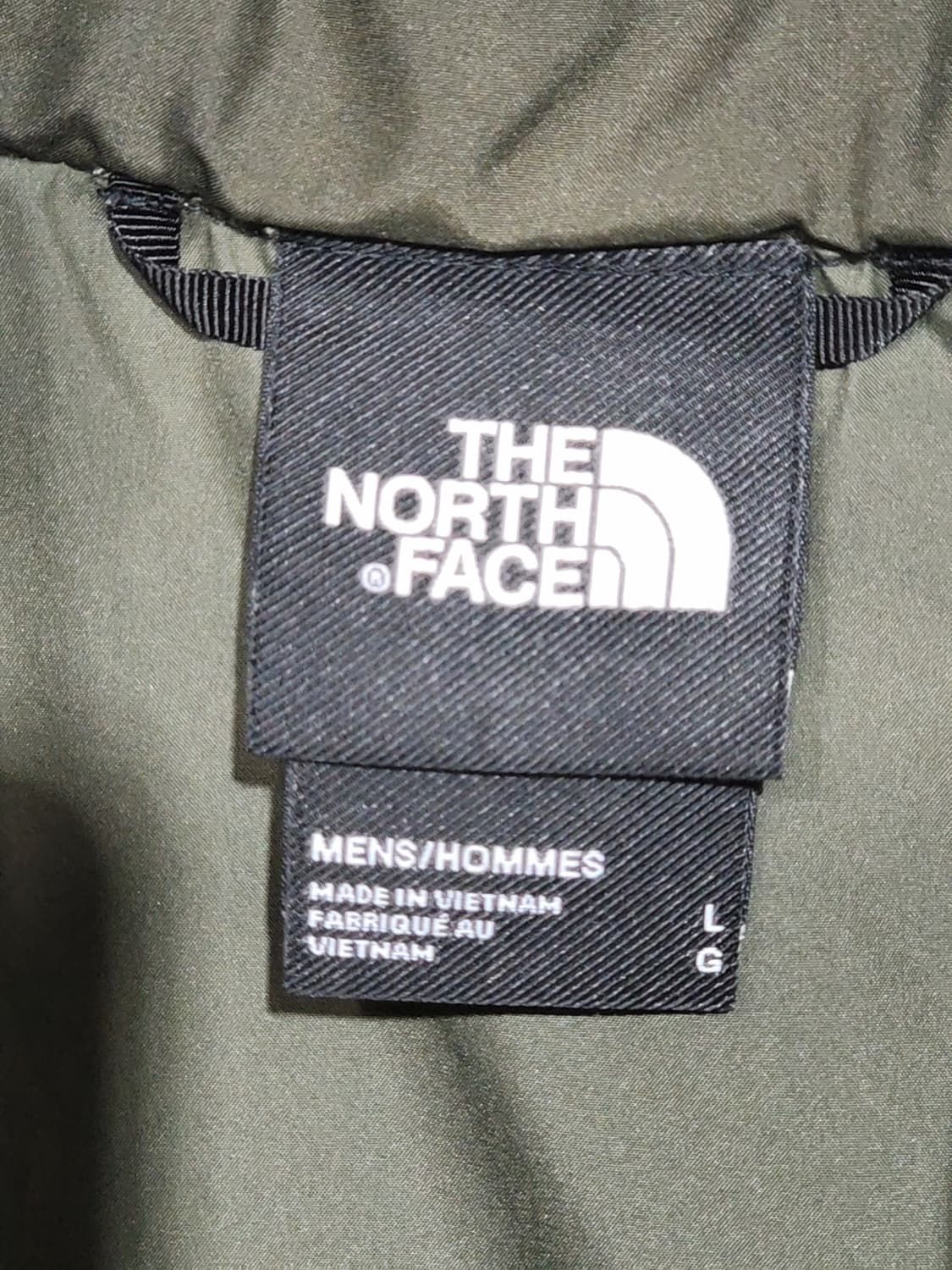 (XL) 노스페이스 패딩조끼 카키 집업 베스트 캐주얼  상품이미지3