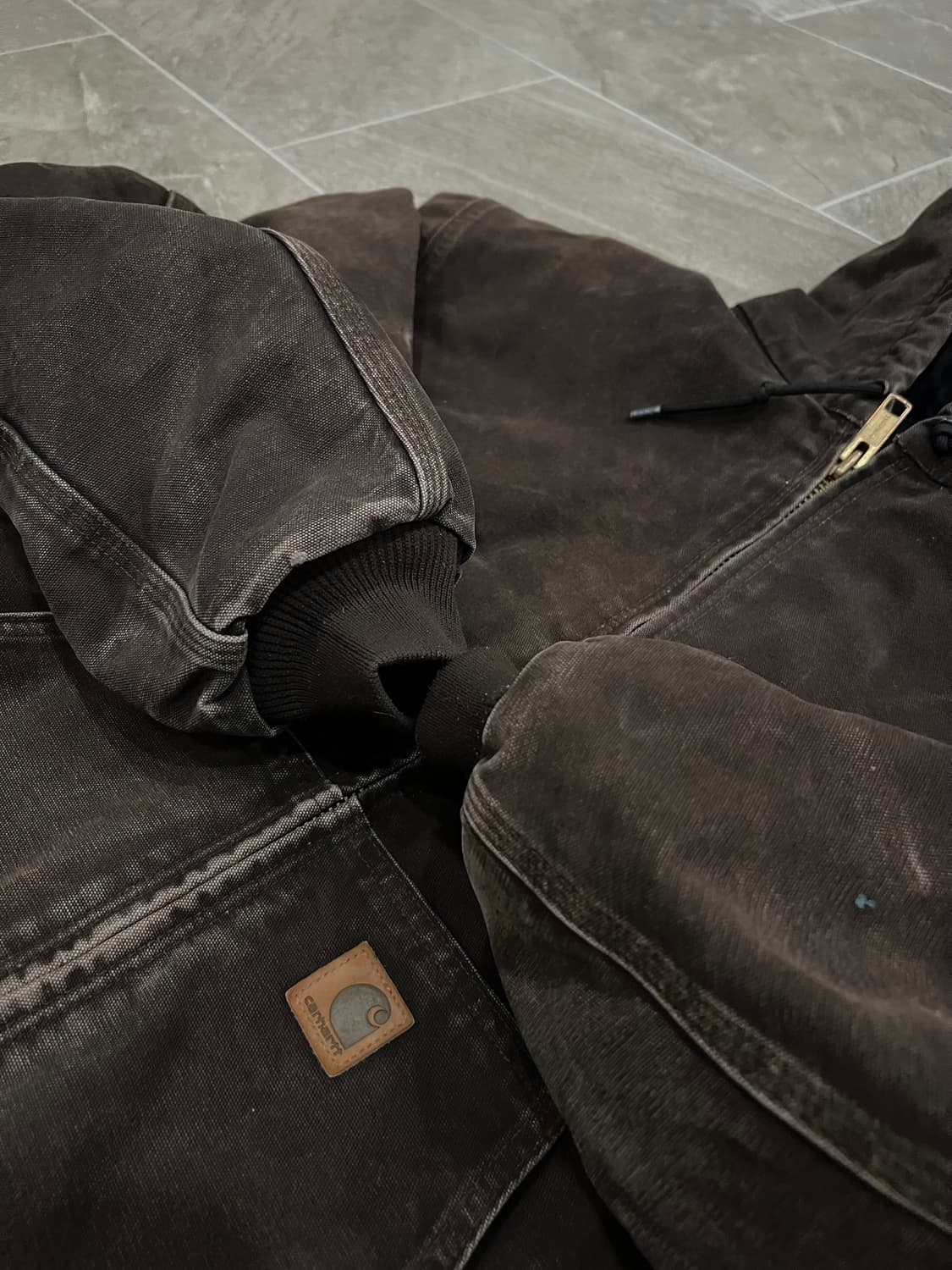 (XL) 칼하트 덕 액티브 후드자켓 J130 DKB 다크브라운 상품이미지9