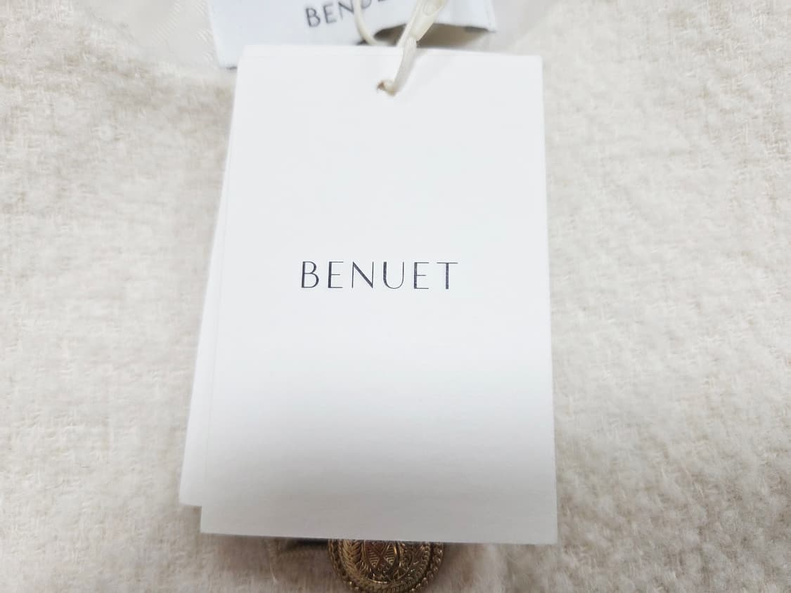 베뉴엣(BENUET) 알파카 울 아리아자켓 55 새상품 상품이미지8