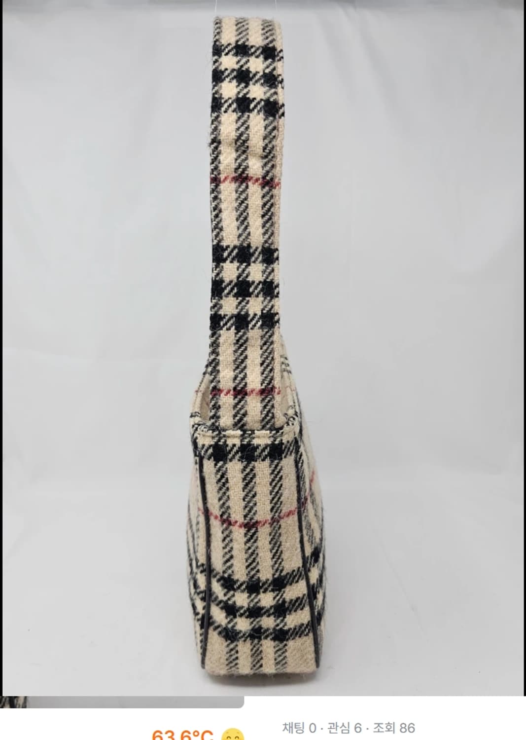 정품 버버리 체크 숄더백 상품이미지4